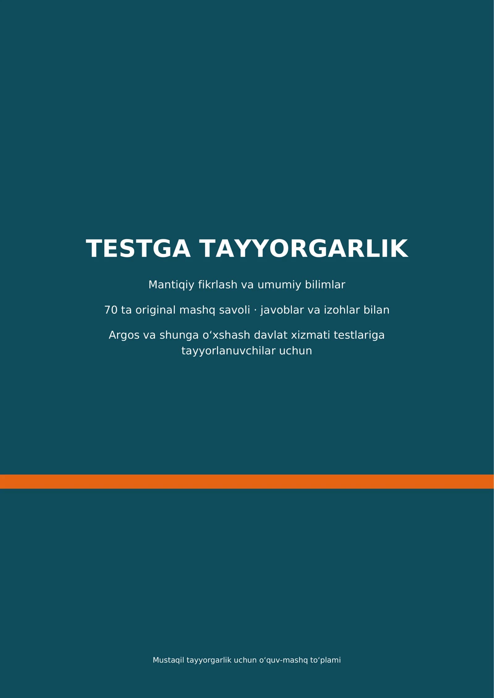 Mustaqil tayyorgarlik uchun o'quv-mashq to'plami