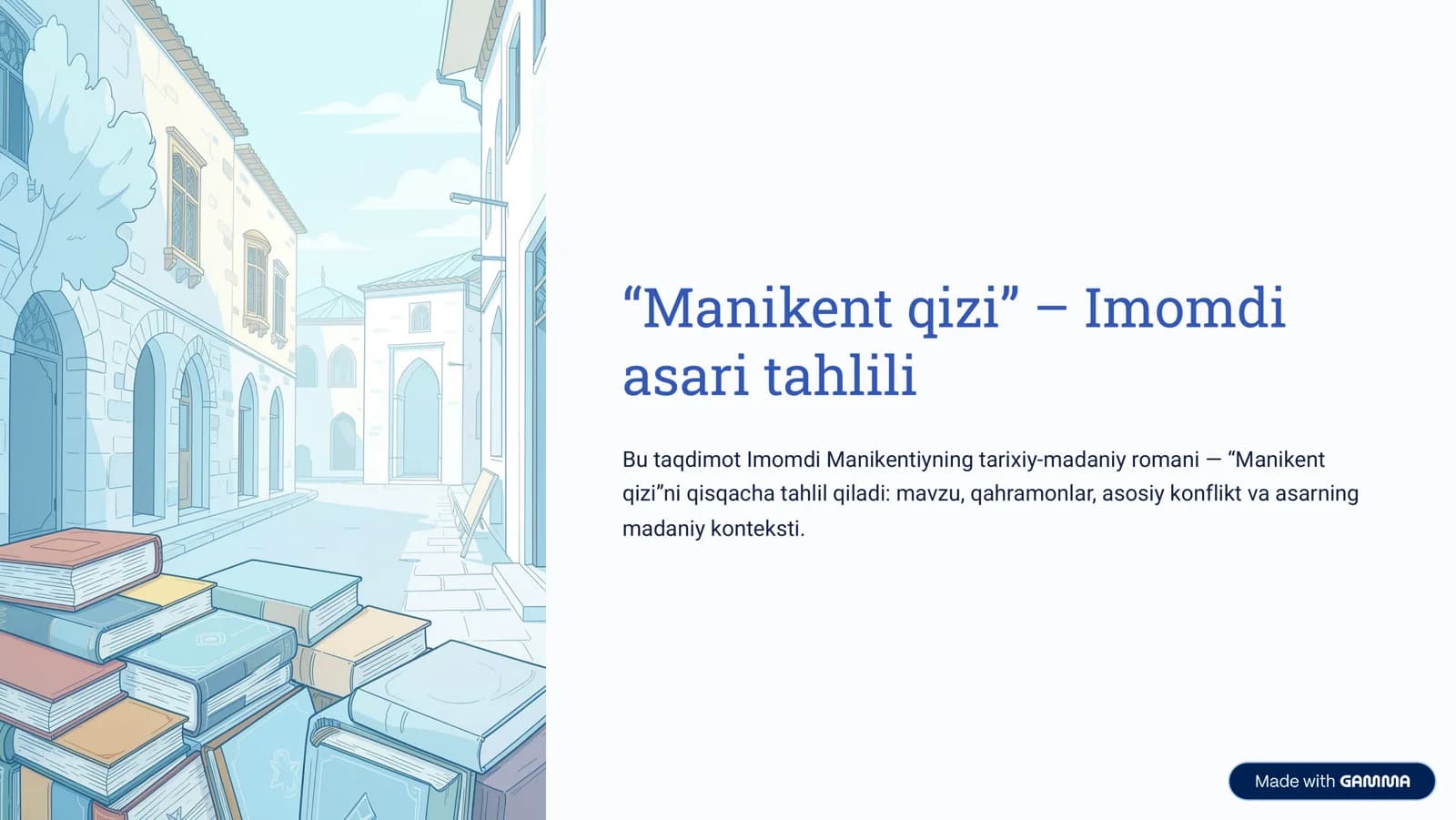 Manikent qizi - Imomdi