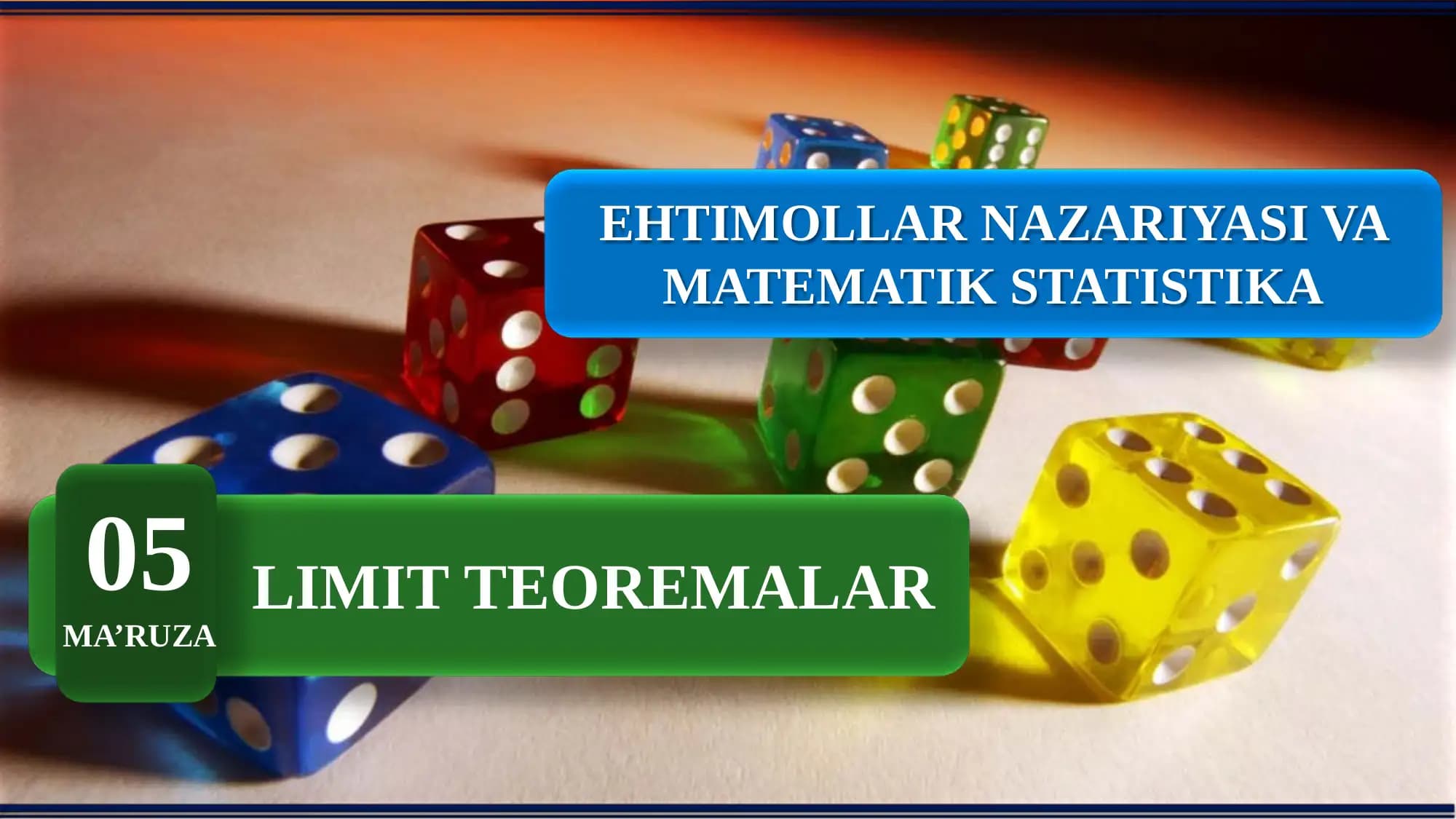 Limit teoremalar