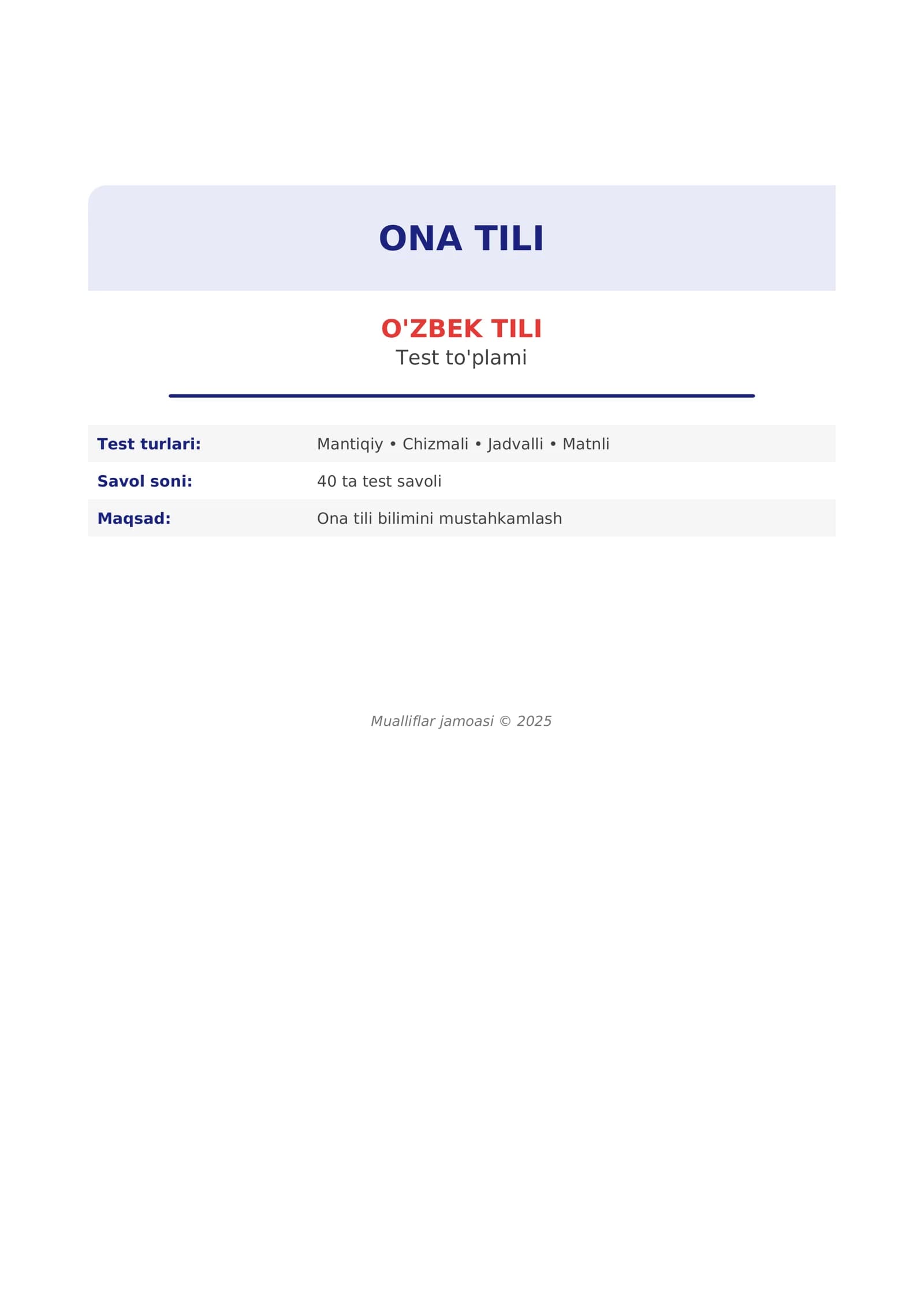 ONA TILI