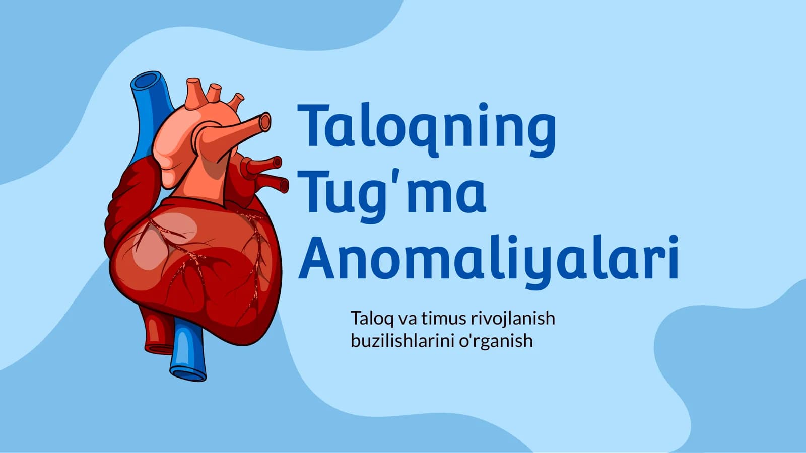 Taloqning Tug'ma Anomaliyalari