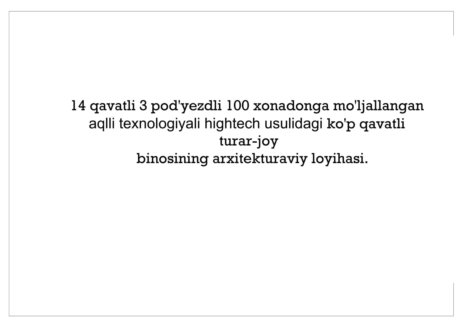 Ko'p qavatli  turar-joy binosining arxitekturaviy loyihasi.pdf