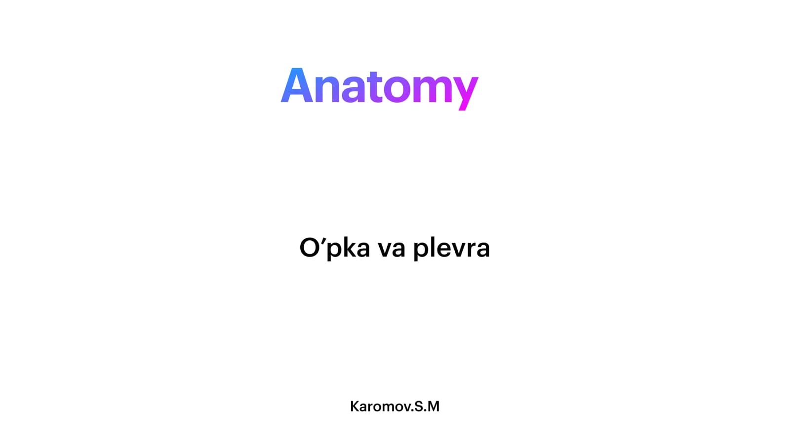 plevra , Oʻpka