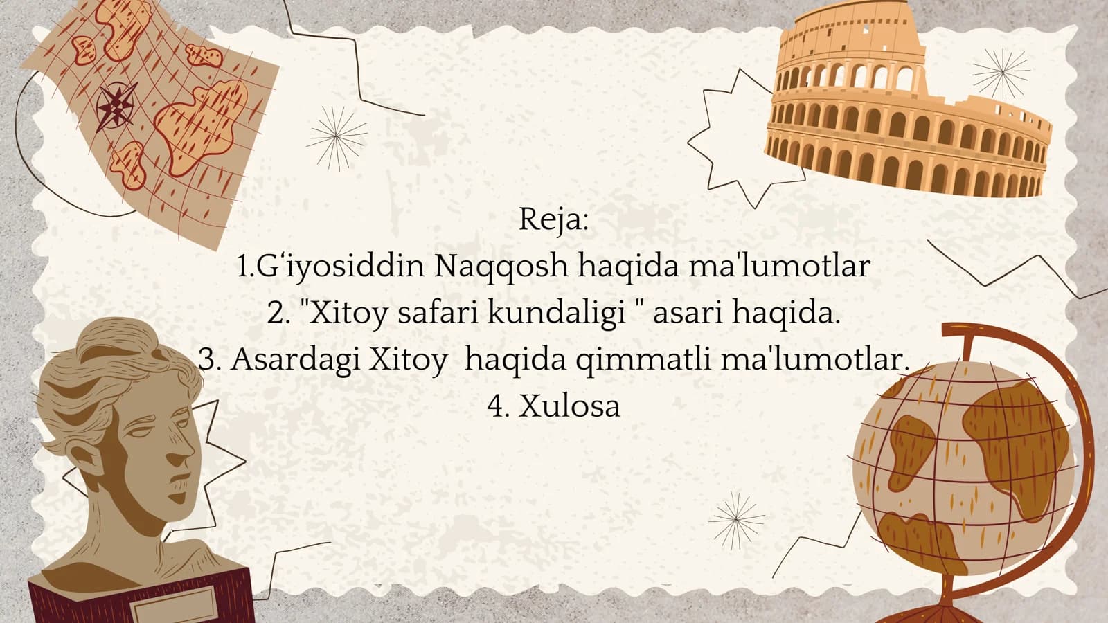G‘iyosiddin Naqqoshning Xitoy safari kundaligi