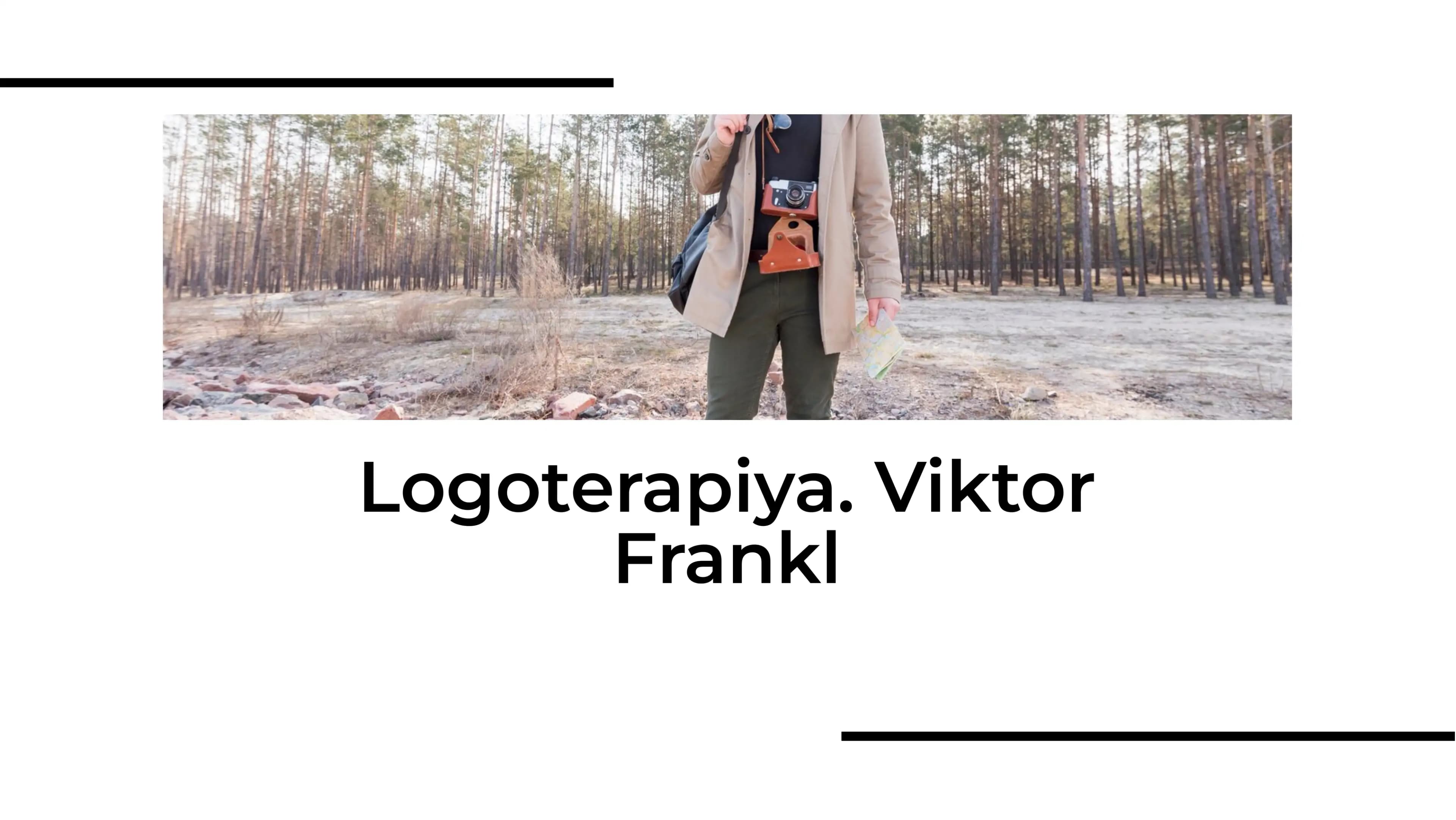 Logoterapiya. Viktor Frankl