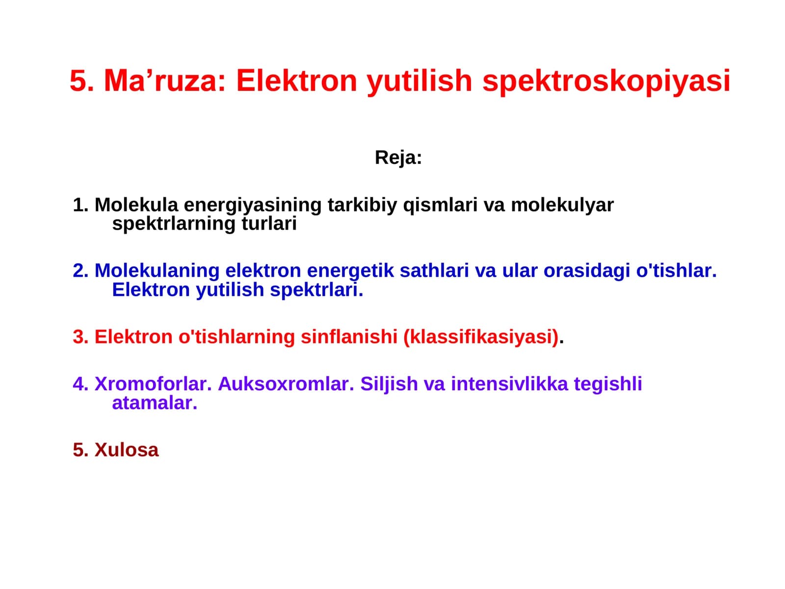 Elektron yutilish spektroskopiyasi
