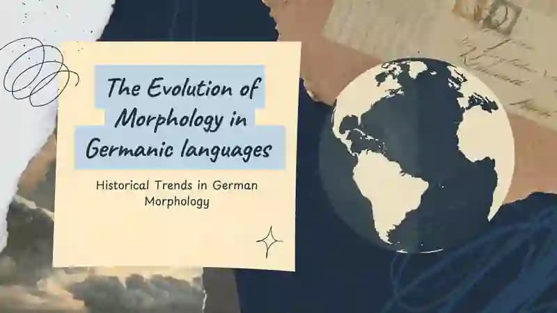The evolution of Morphology in Germanic languages