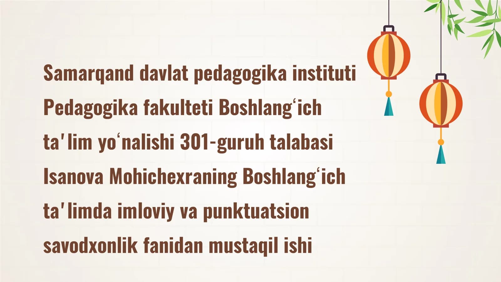 Matnlarni imloviy tahlil qilish.