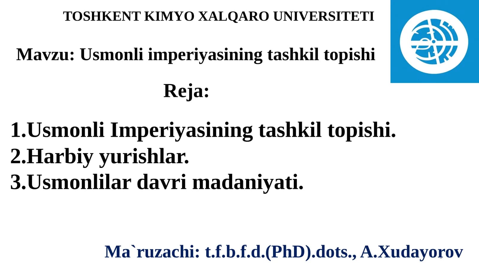 Usmonli imperiyasining tashkil topishi