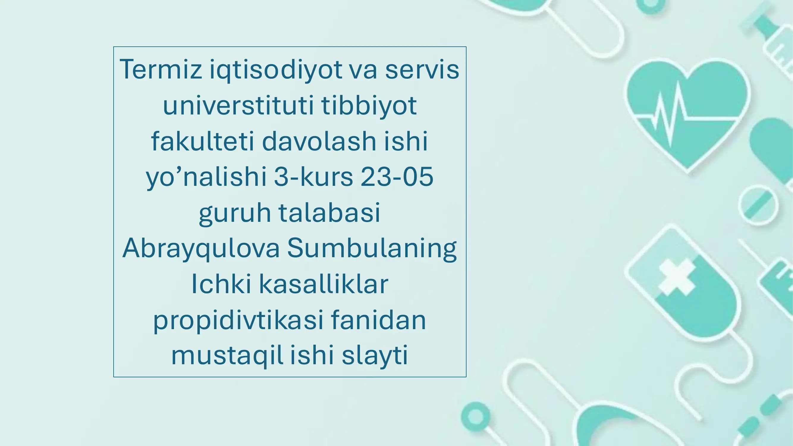 Bronxoektatik kasallik diognostikasi