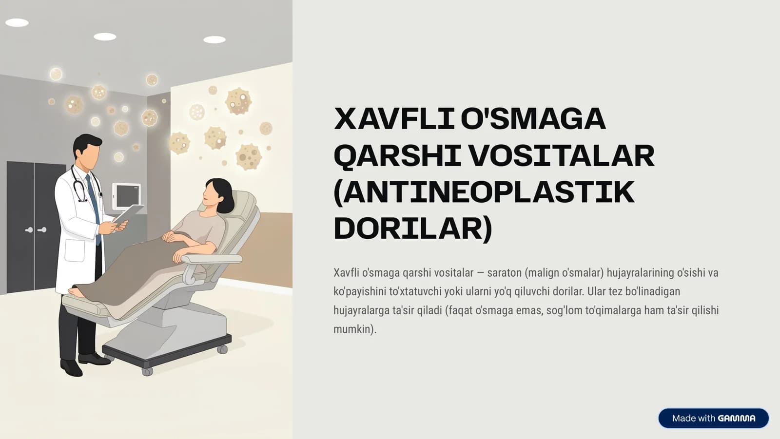 XAVFLI O'SMAGA QARSHI VOSITALAR