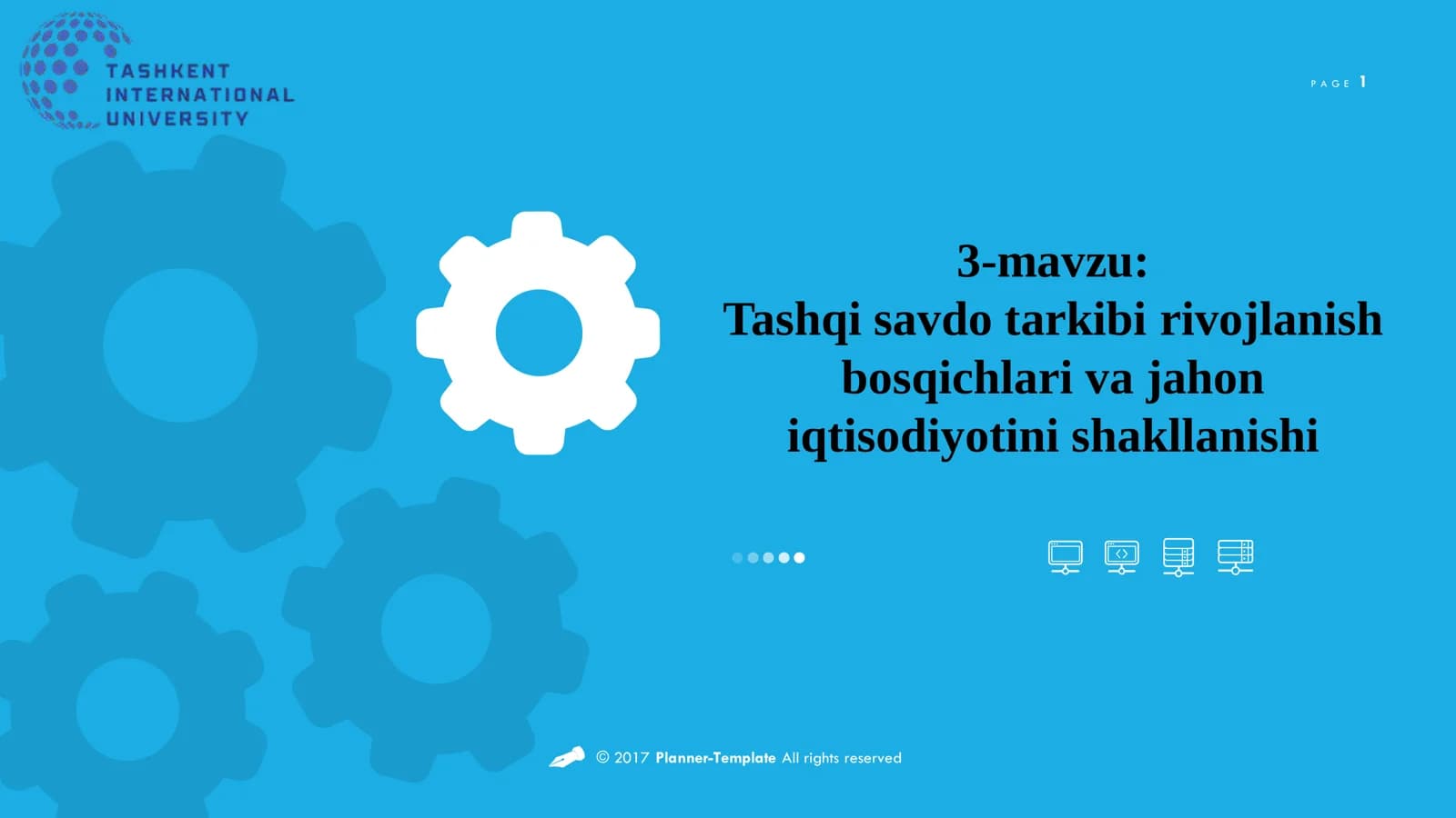 XALQARO SAVDONING RIVOJLANISH BOSQICHLARI VA ZAMONAVIY XUSUSIYATLARI