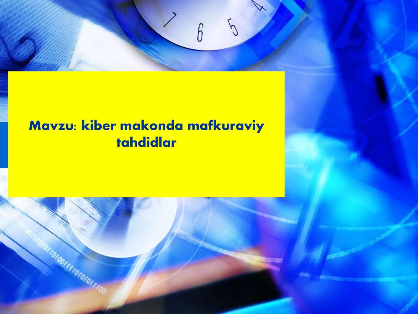 kiber makonda mafkuraviy tahdidlar