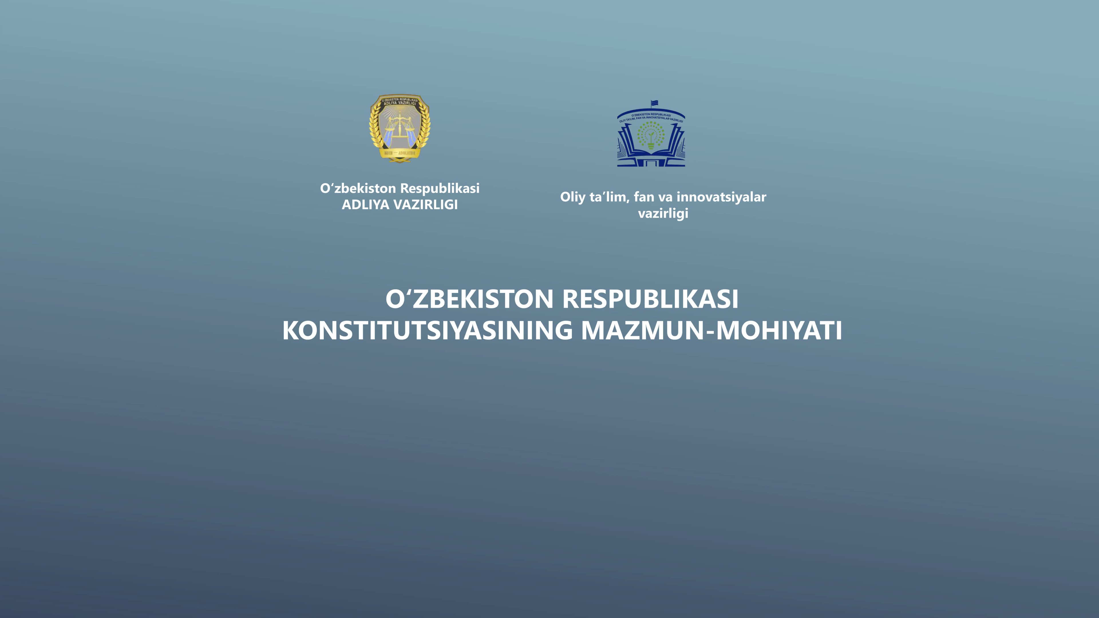 KONSTITUTSIYASINING MAZMUN-MOHIYATI