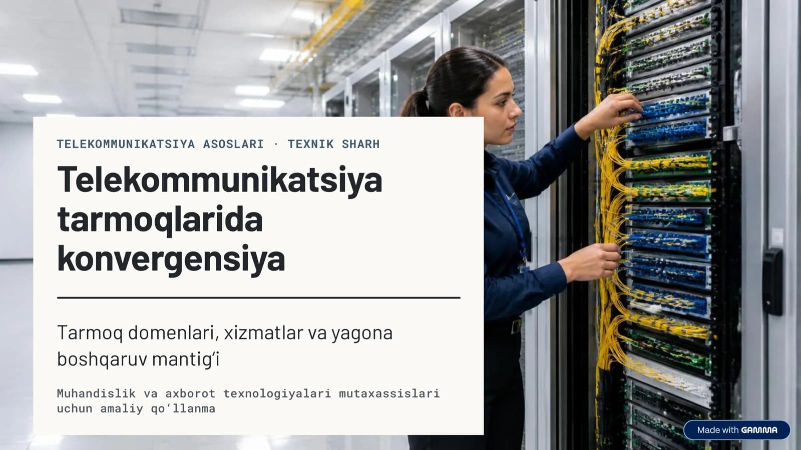 Telekommunikatsiya tarmoqlarida konvergensiya