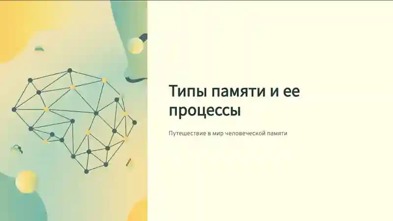 типы памяти и её процессы