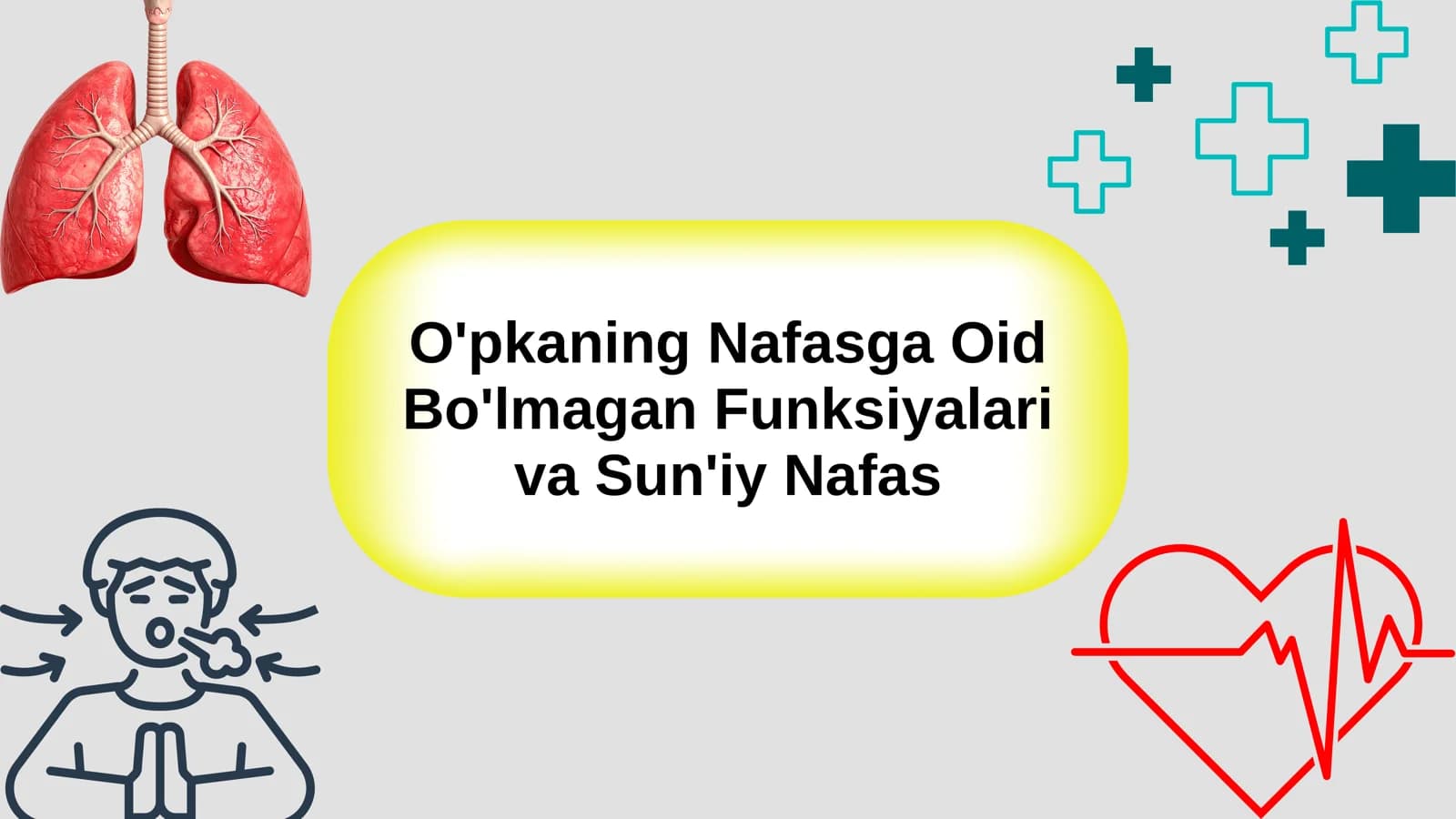 O'pkaning Nafasga Oid Bo'lmagan Funksiyalari va Sun'iy Nafas