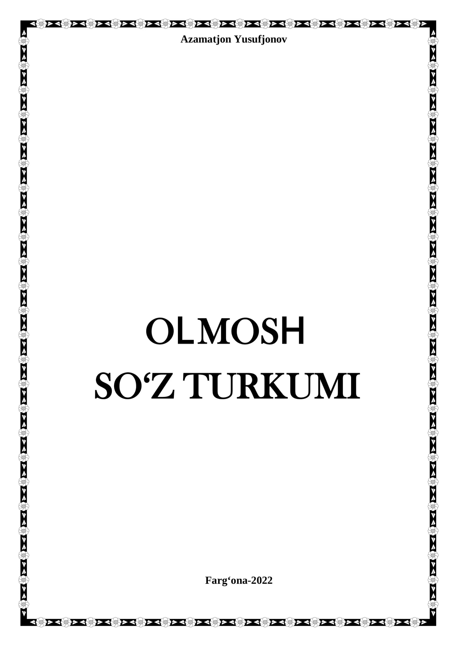 Olmosh so'z turkumi