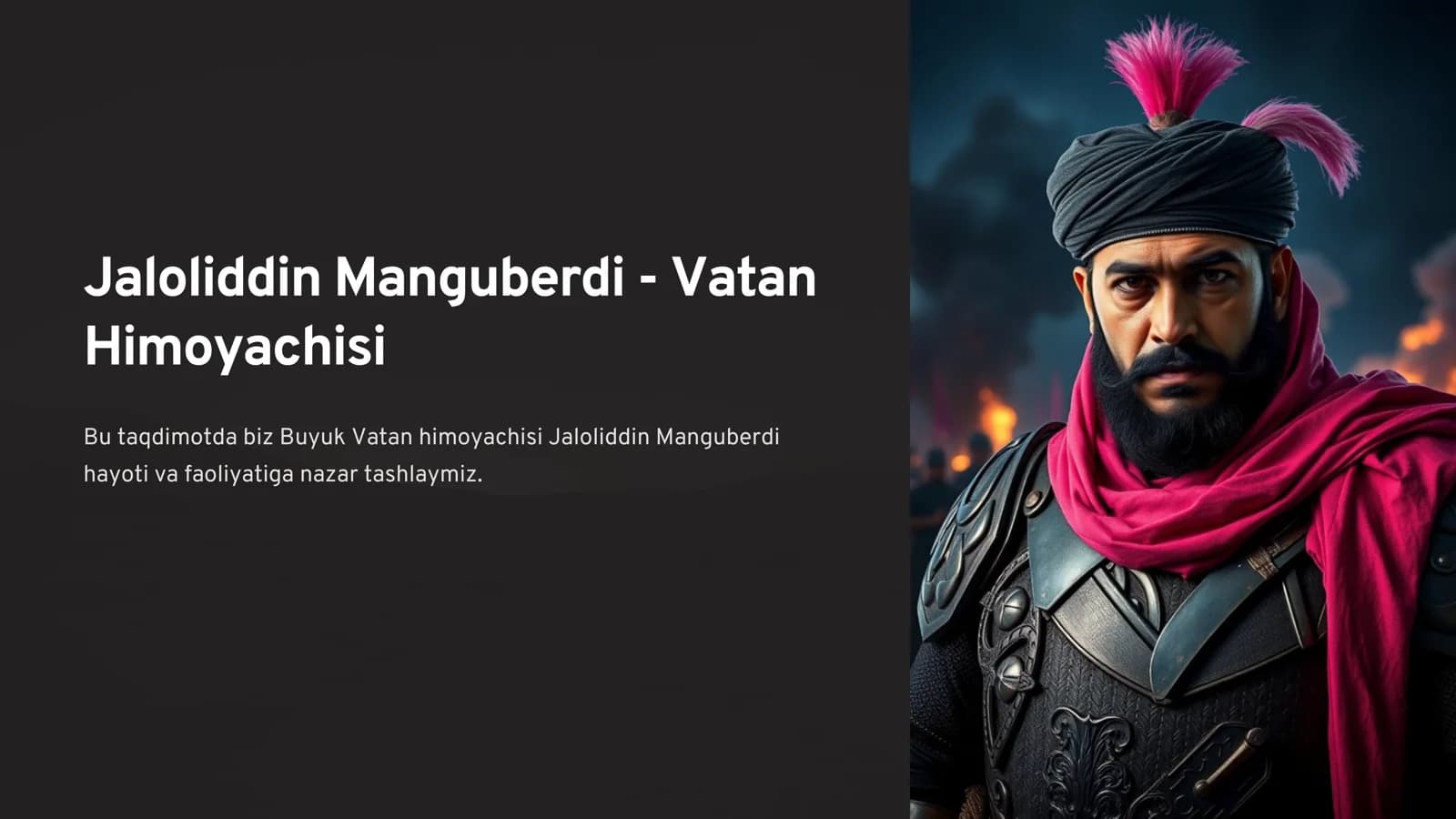 Jaloliddin Manguberdi - Vatan