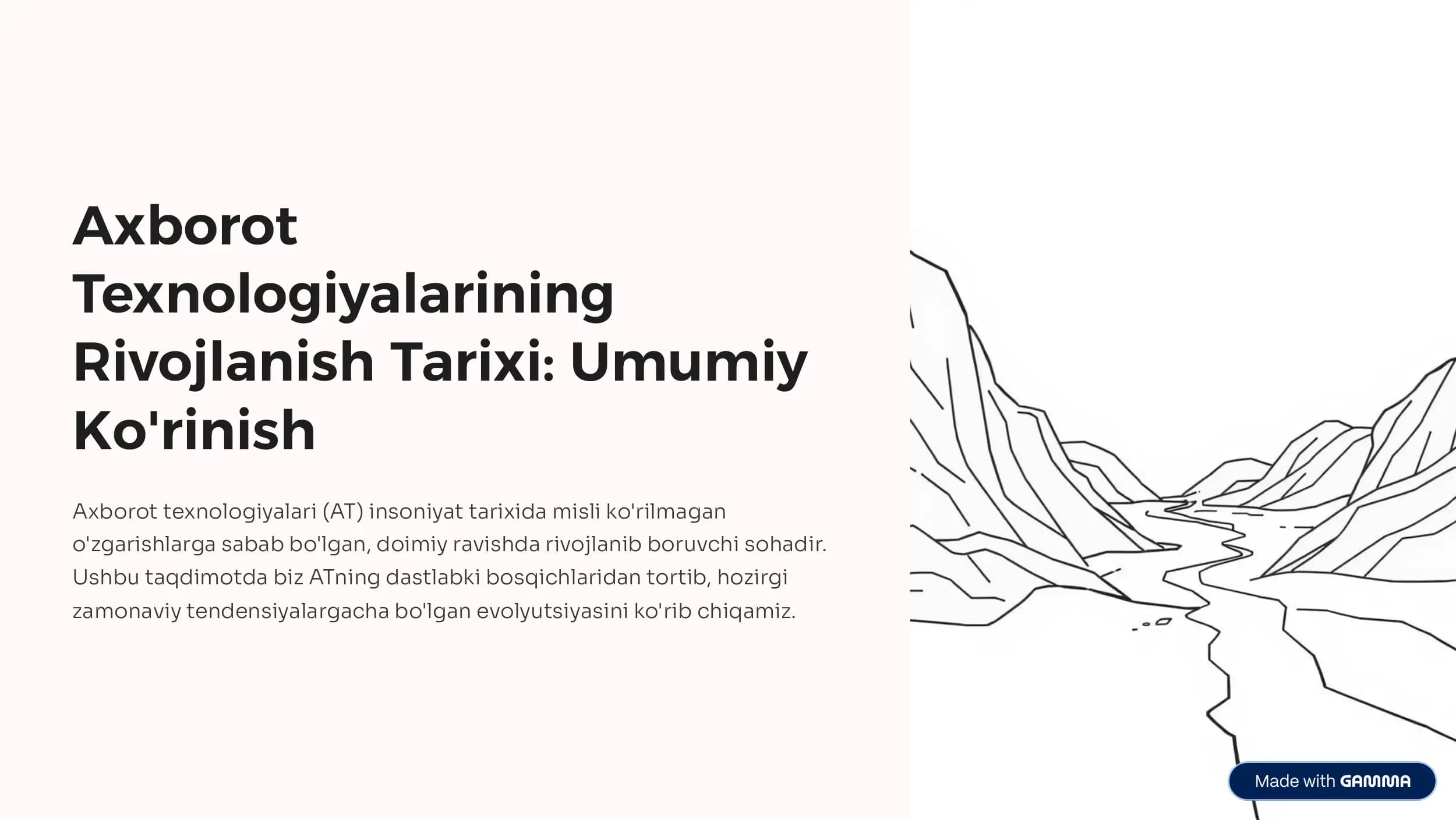 Axborot Texnologiyalari