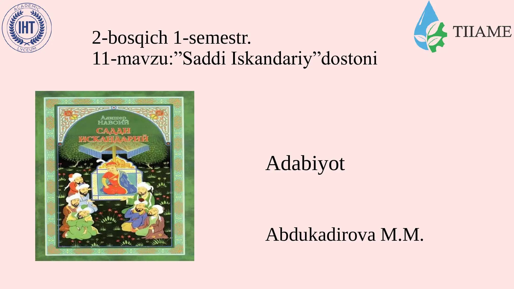 Saddi Iskandariy