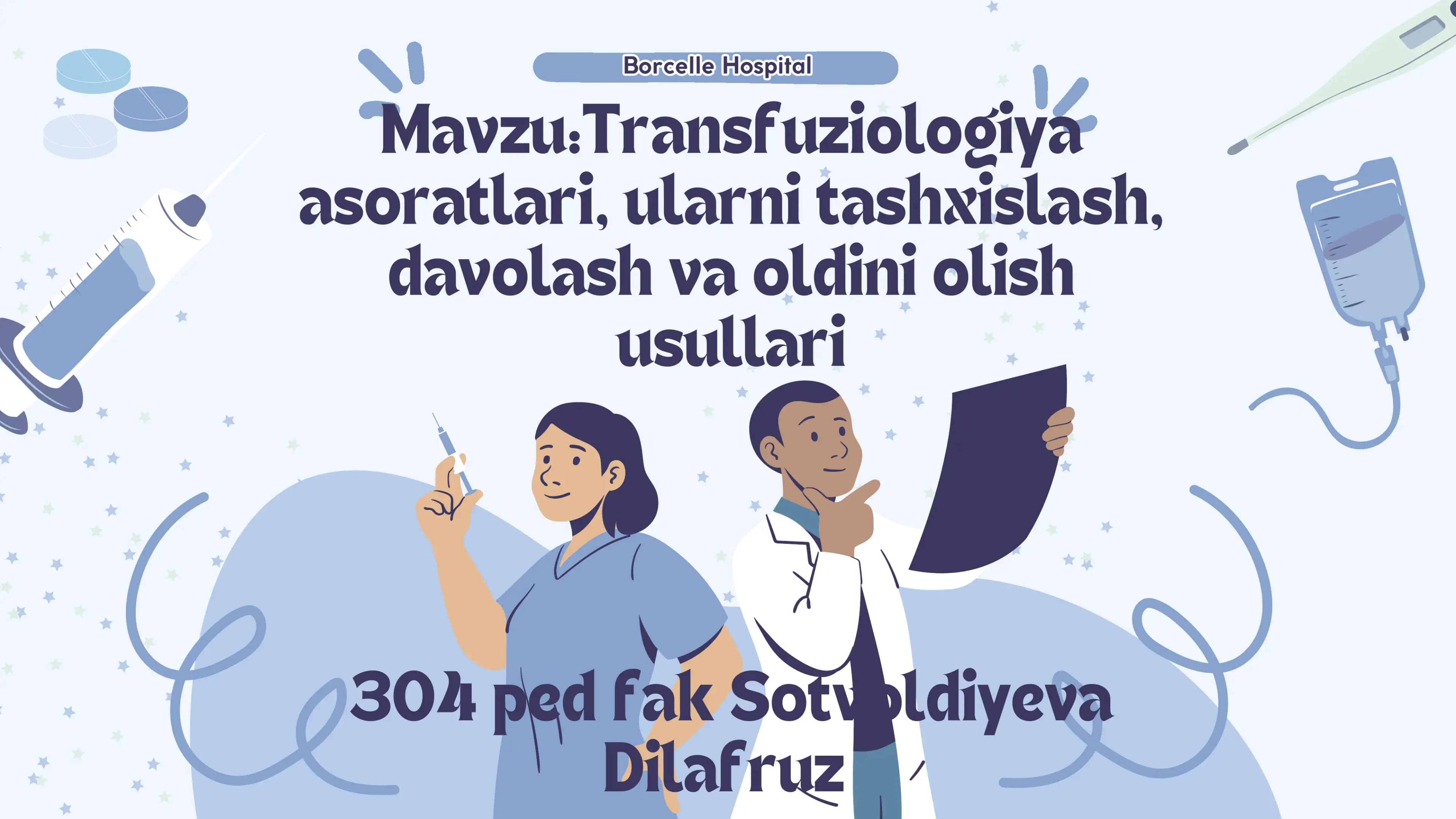 Gemotransfuziya murakkablanishlari
