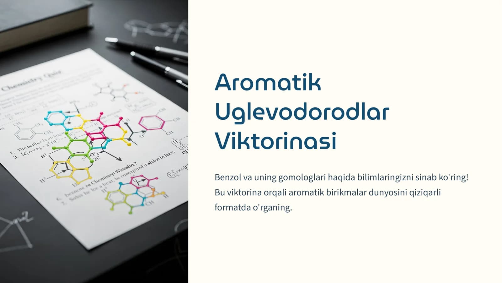 Aromatik Uglevodorodlar Viktorinasi