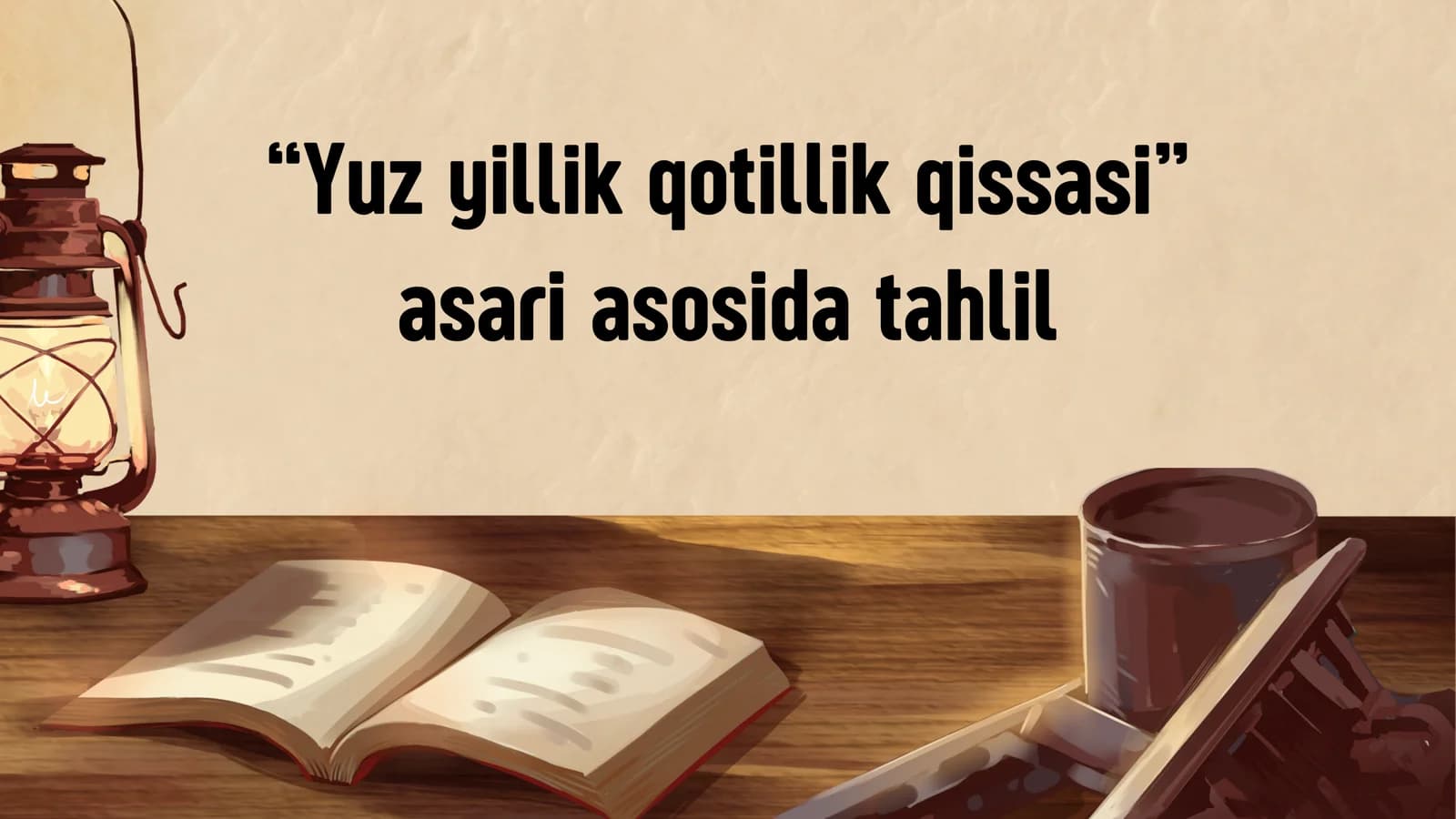 “Yuz yillik qotillik qissasi” asari asosida tahlil