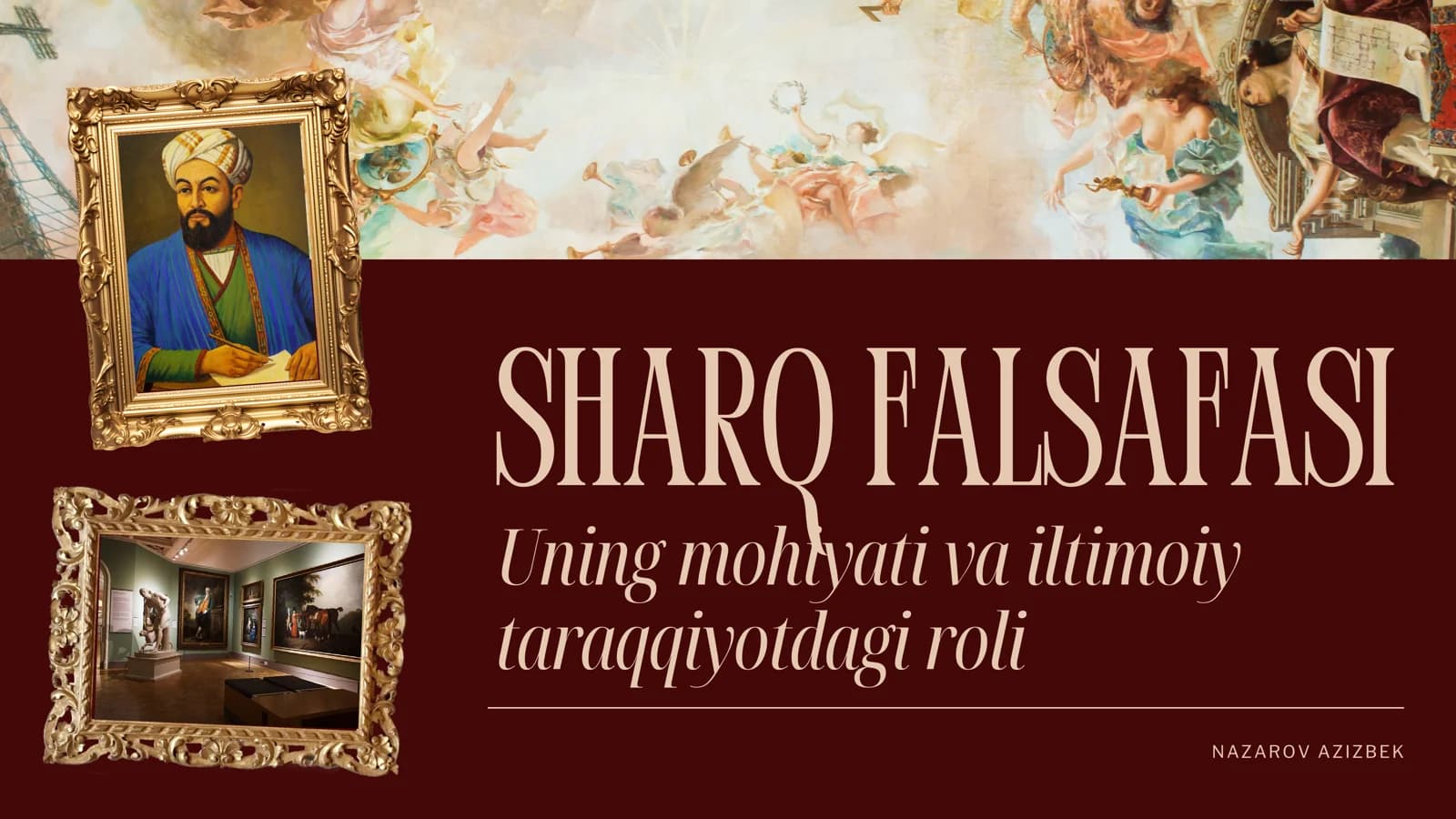 SHARQ FALSAFASI