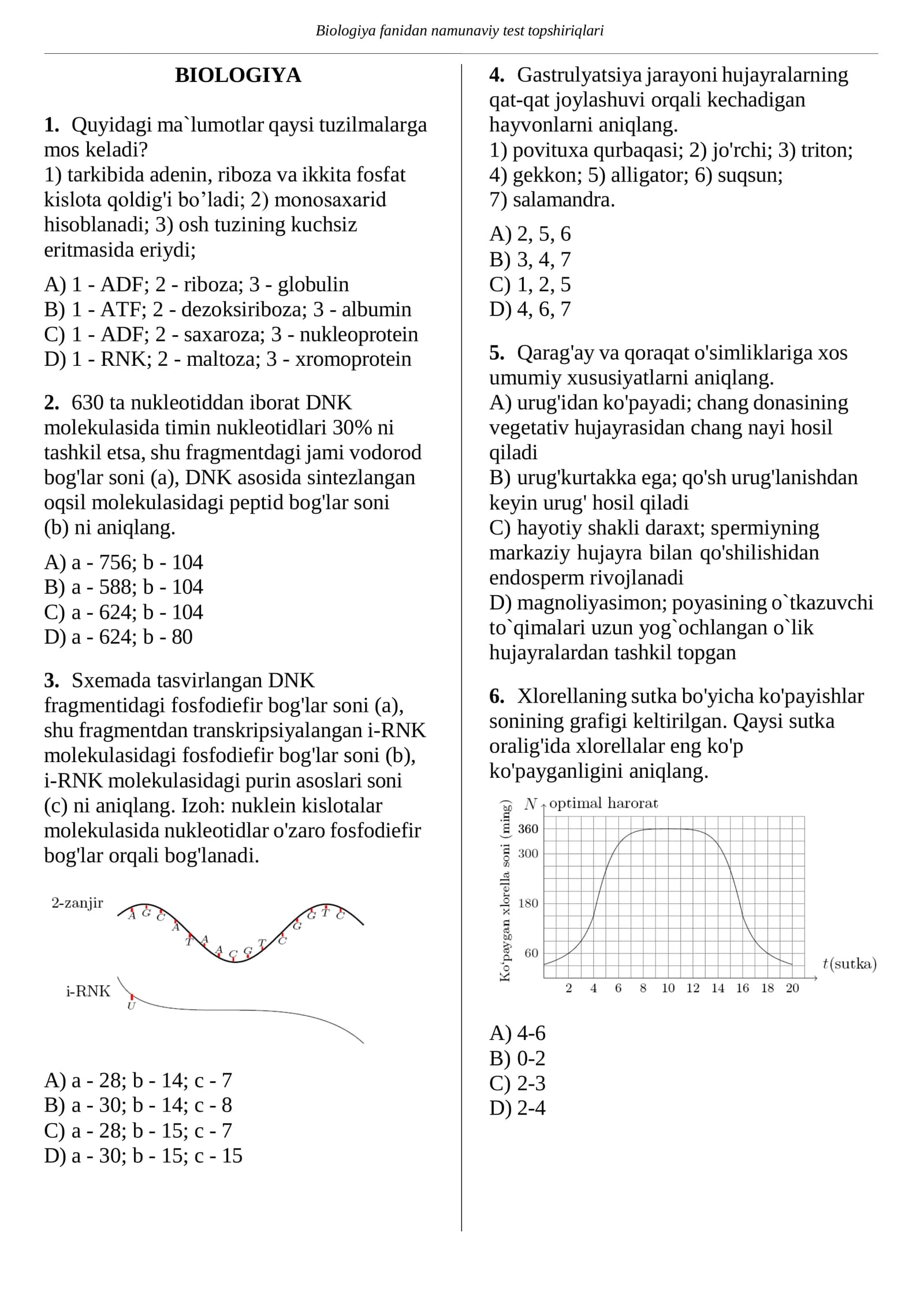 🚀📘 BIOLOGIYA FANIDAN IZOHLI TESTLAR TO‘PLAMI ⚡ Abituriyentlar uchun PREMIUM PDF ⚡