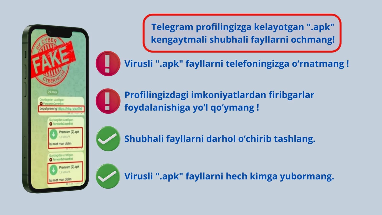 ".apk" fayllarni ochish maydoni