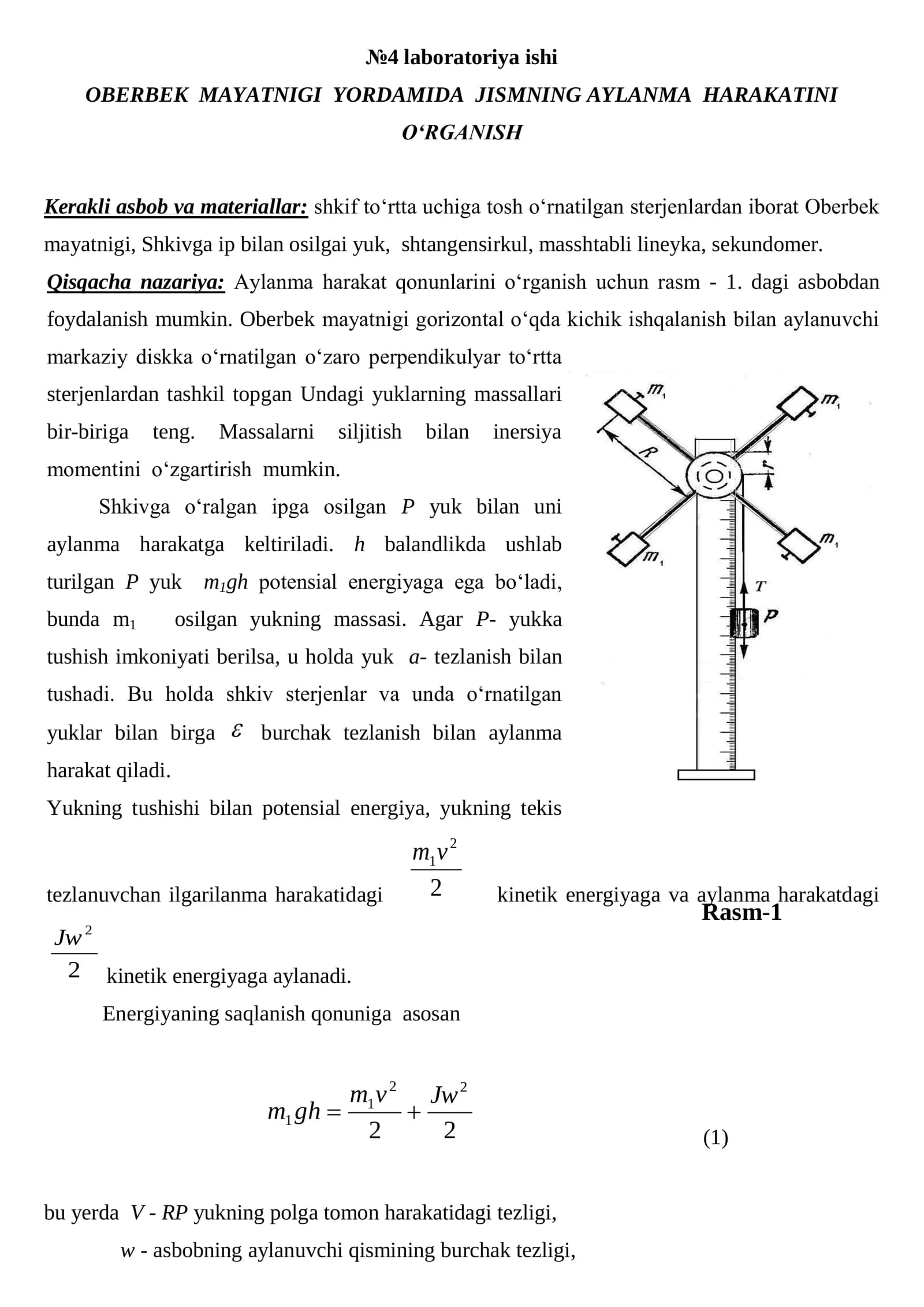 №4 laboratoriya ishi