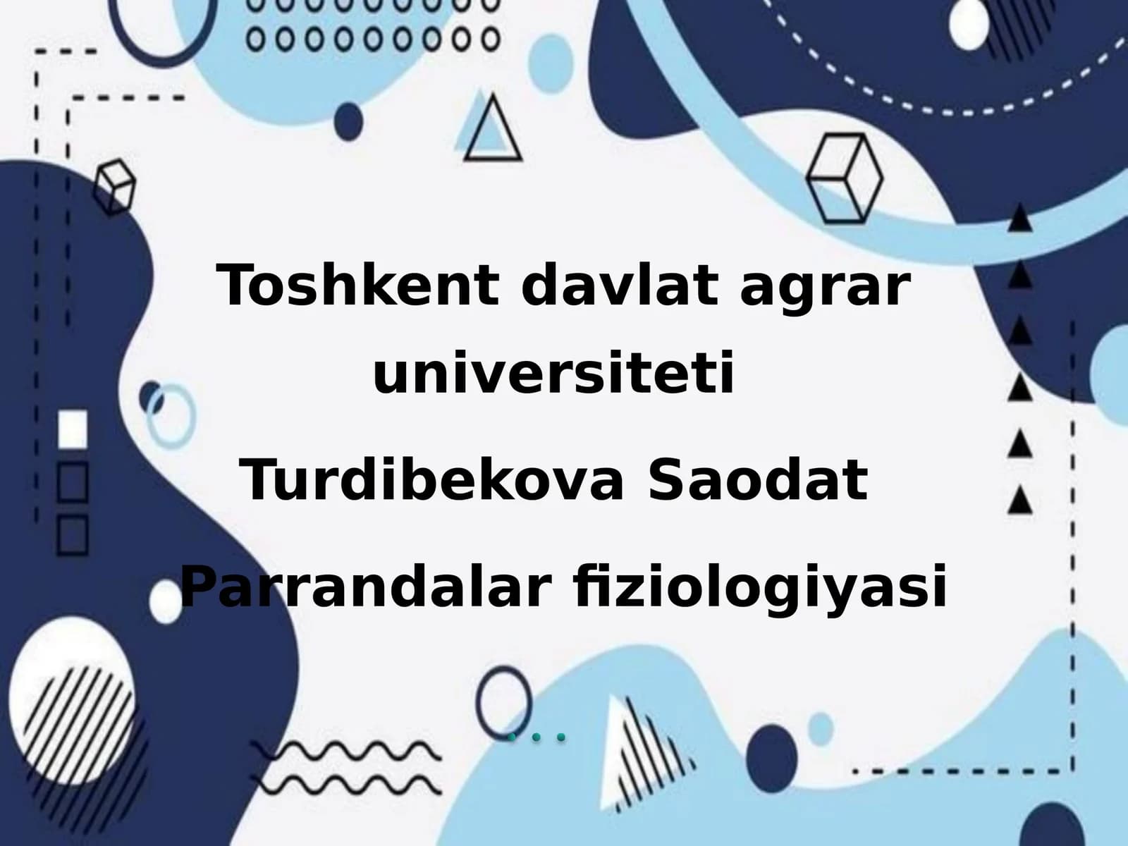 Parrandalar fiziologiyasi