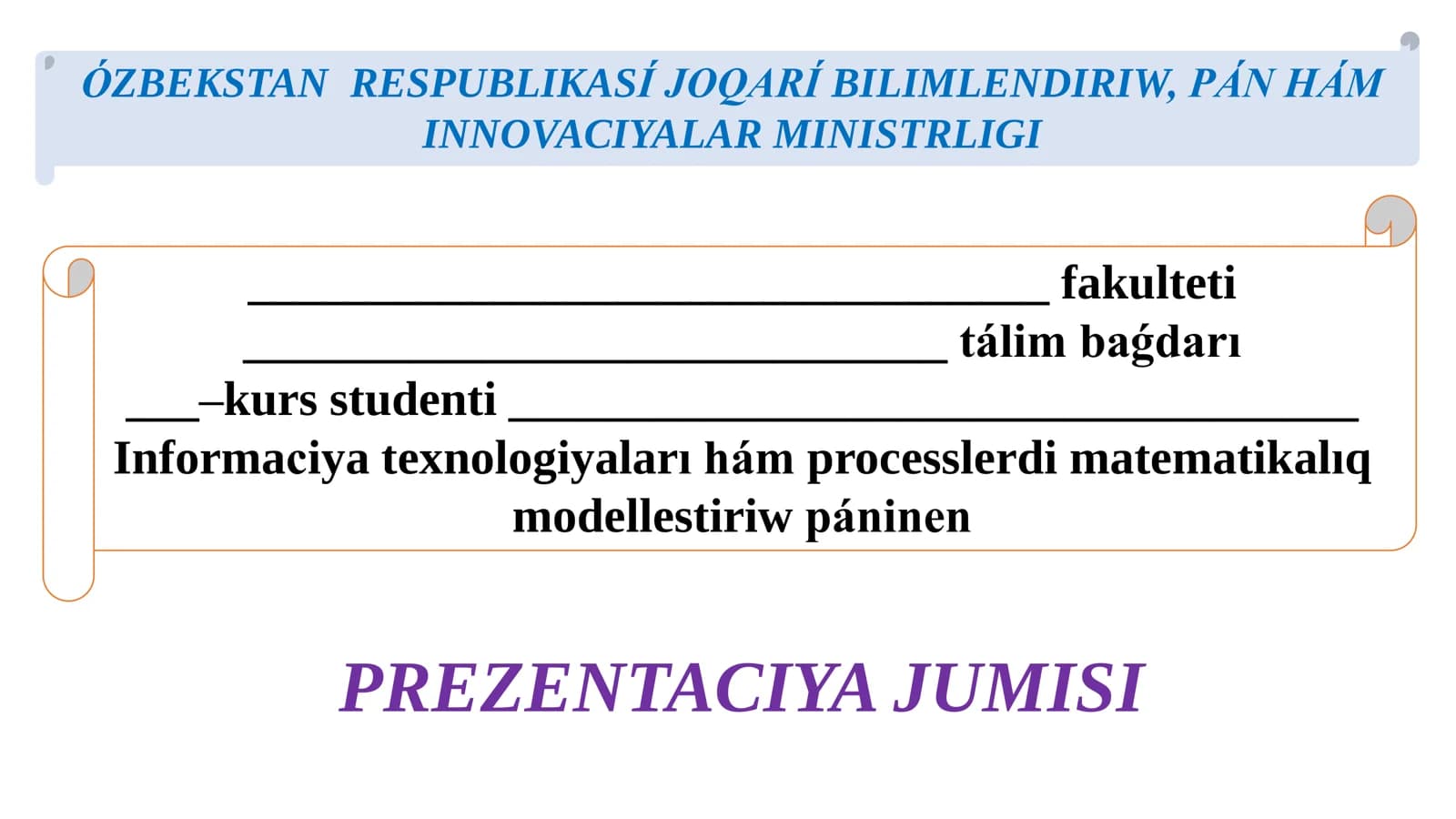 Microsoft Publisher programması járdeminde bukletler tayarlaw. Adobe Acrobat Reader programması járdeminde PDF formatlı hújjetlerdi tayarlaw