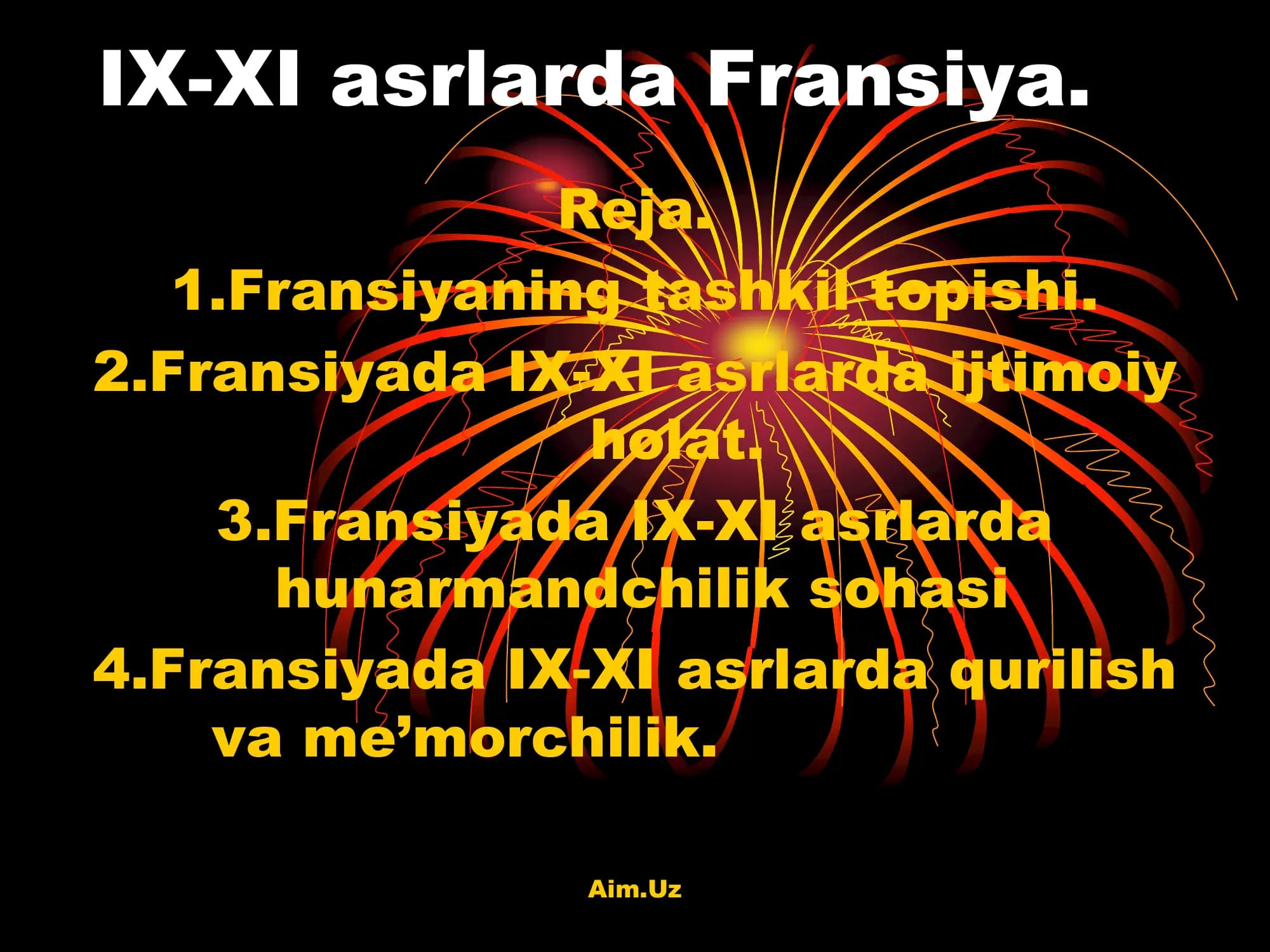 Fransiyada IX-XI asrlarda