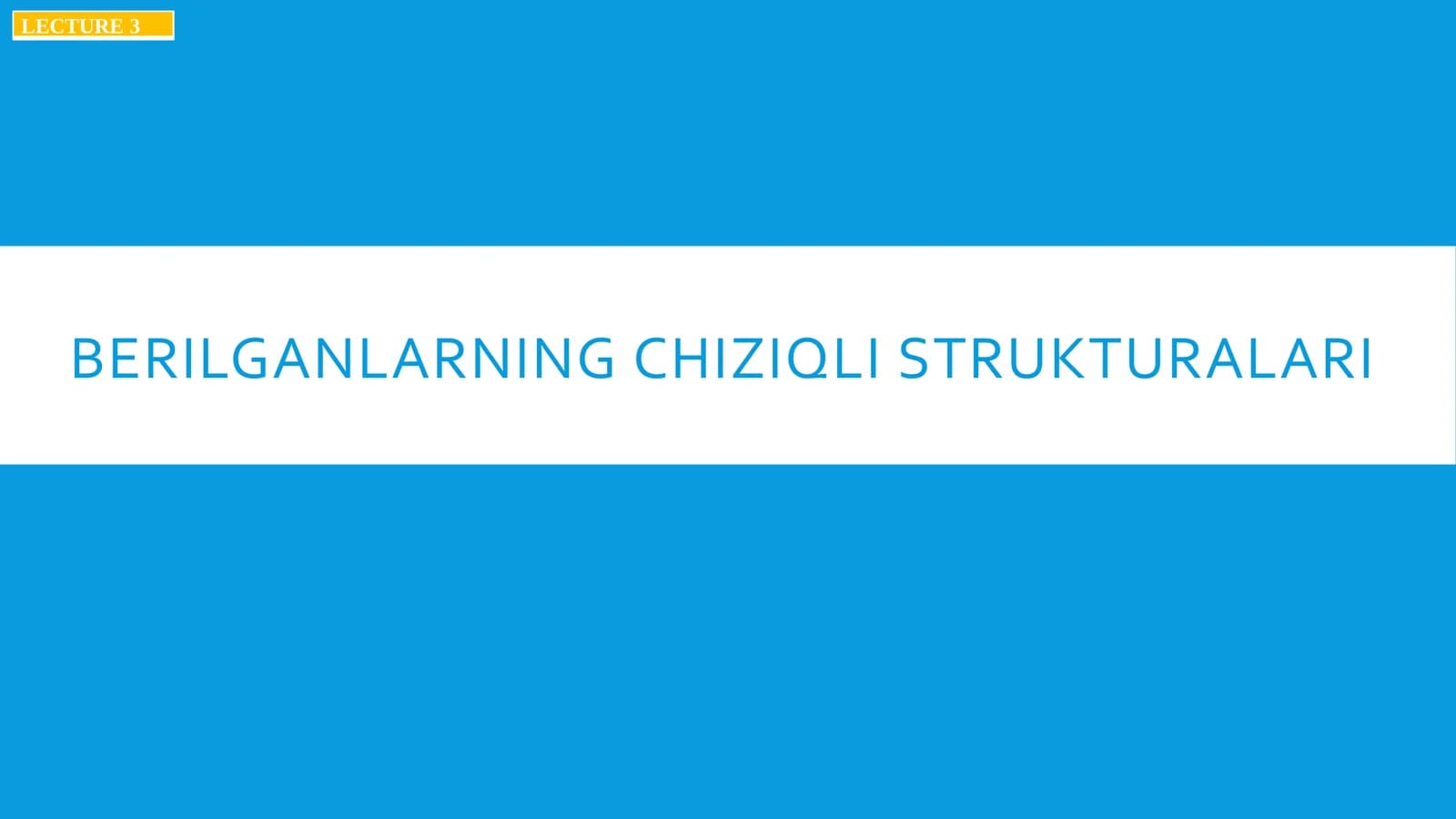BERILGANLARNING CHIZIQLI STRUKTURALARI