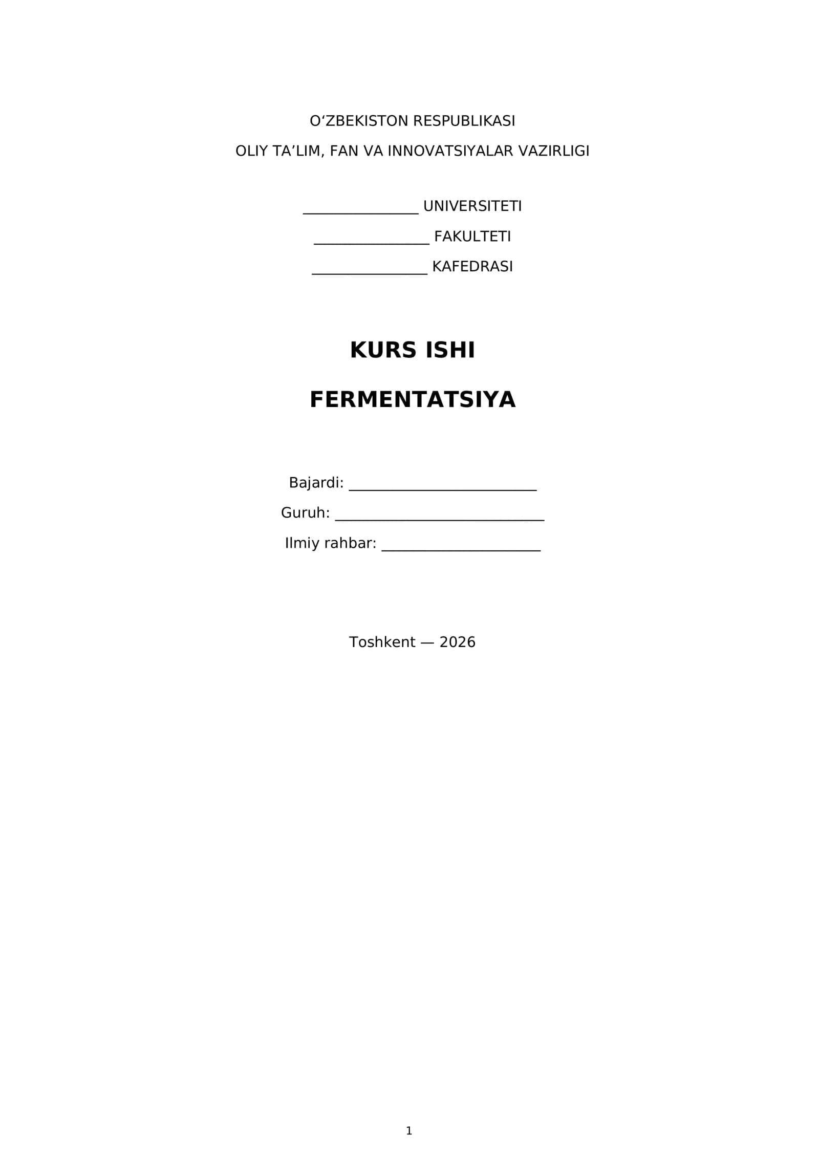 FERMENTATSIYA
