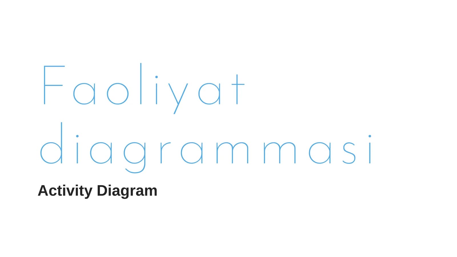 Faoliyat diagrammasi