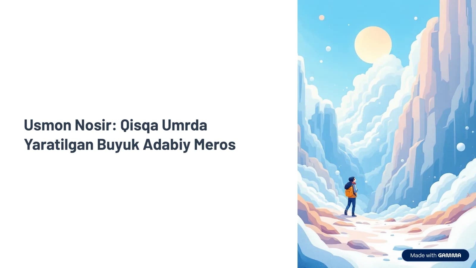 Usmon Nosir: Qisqa Umrda Yaratilgan Buyuk Adabiy Meros
