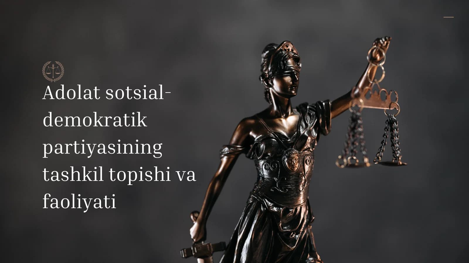 Adolat sotsial-demokratikpartiyasiningtashkil topishi vafaoliyati