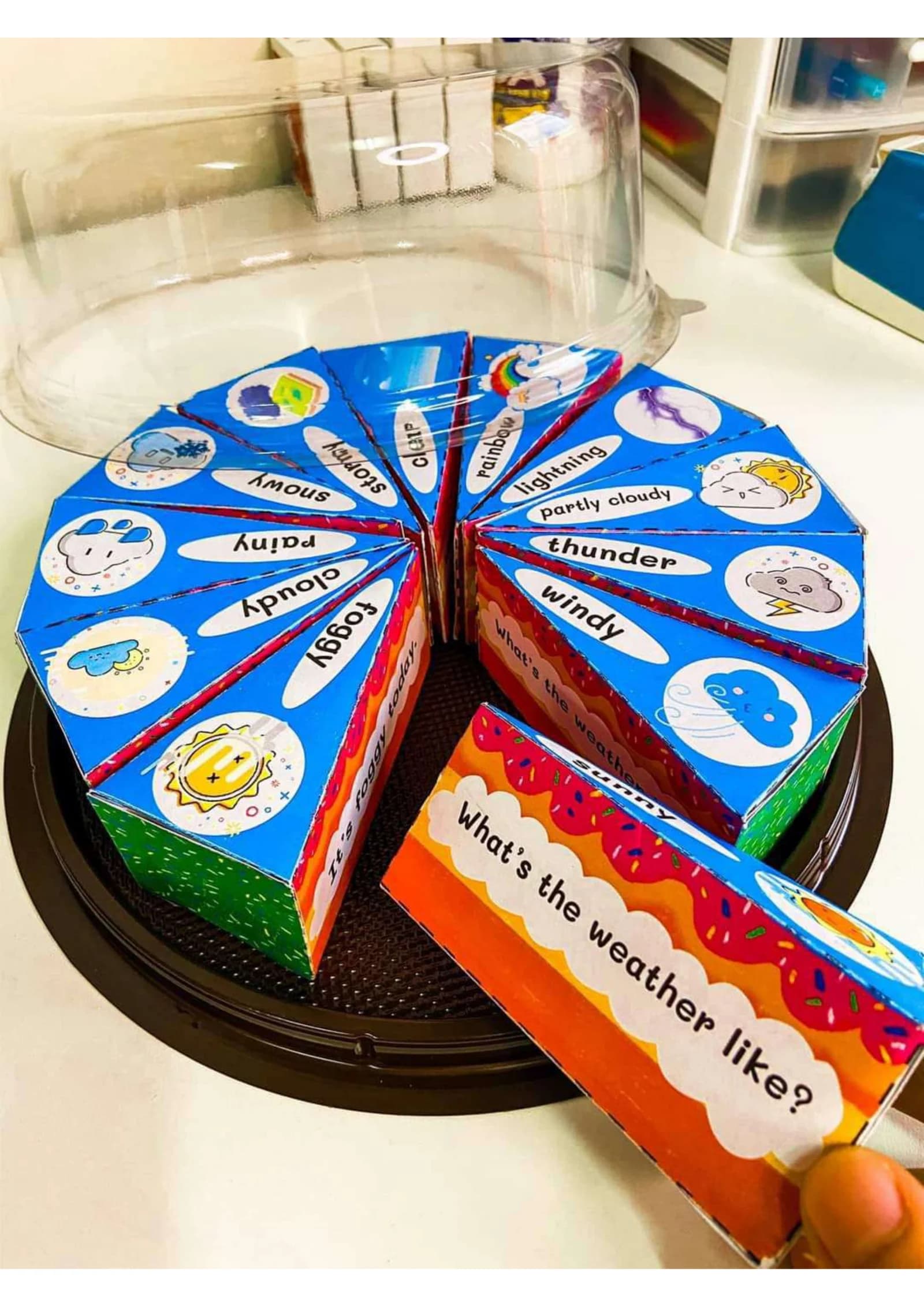 Weather cake activity