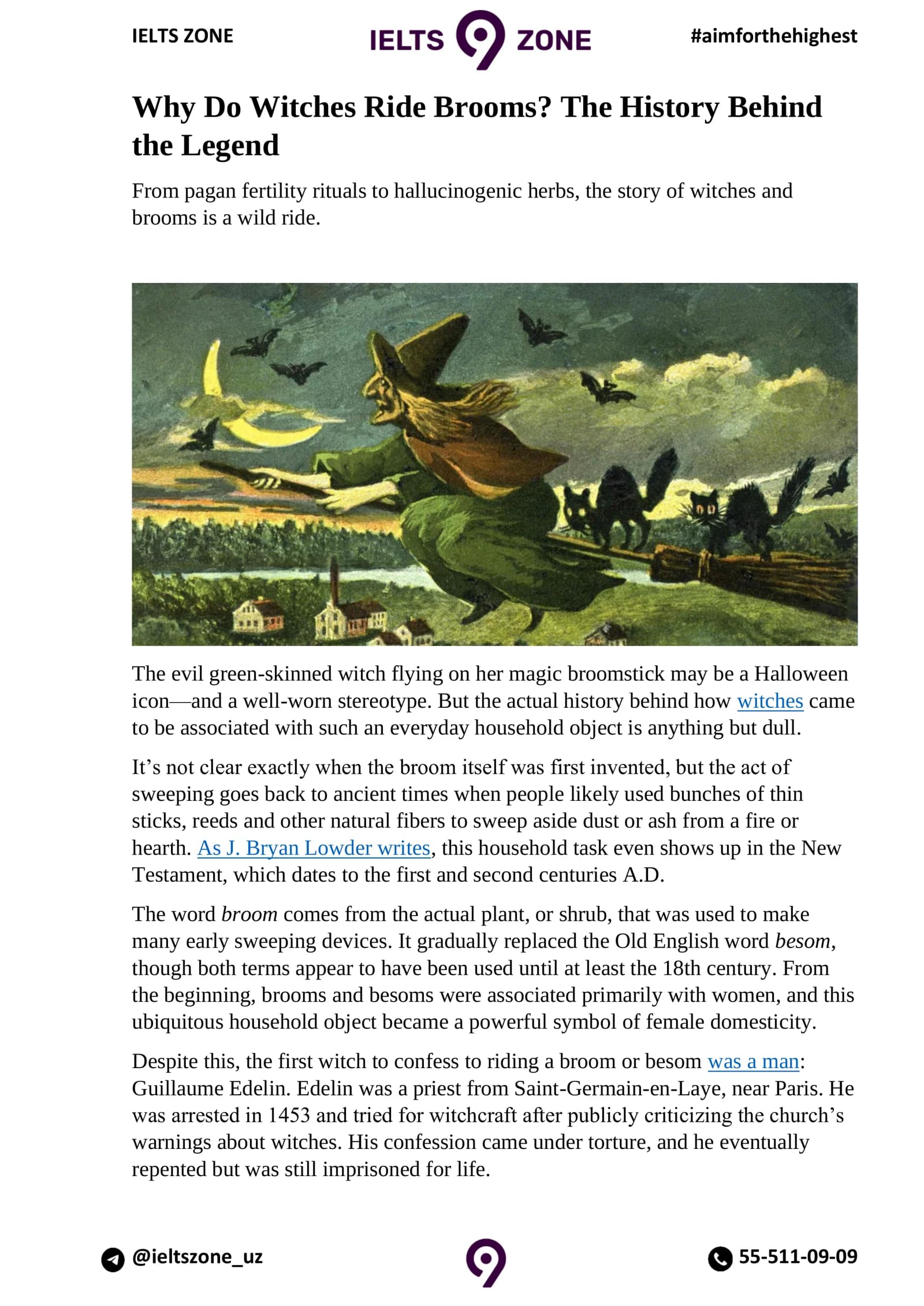 Why Do Witches Ride Brooms? The History Behind the Legend