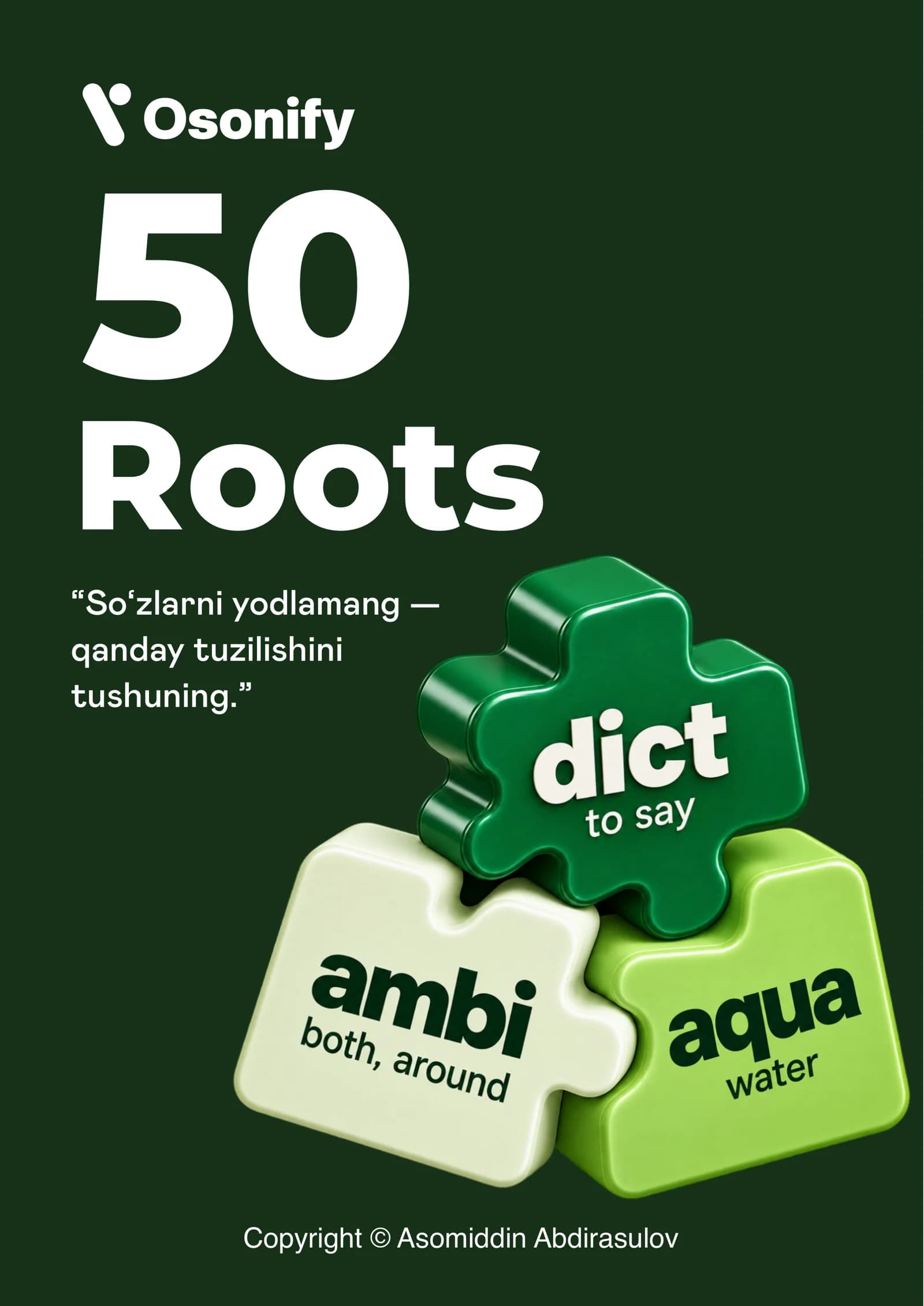 🟩 50 English Roots