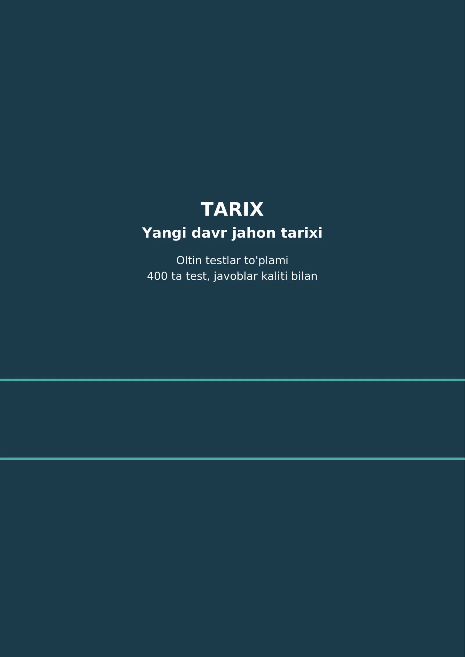 Yangi davr jahon tarixi