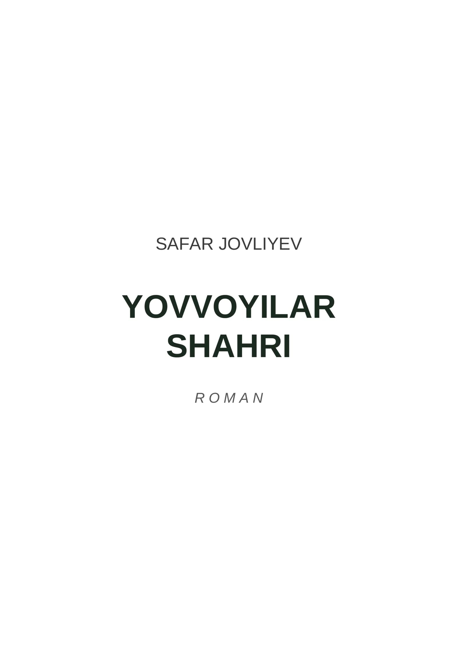 YOVVOYILAR