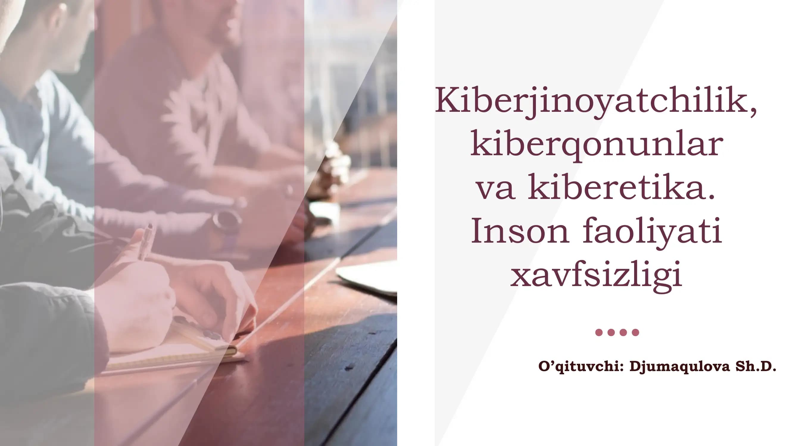 Kiberjinoyatchilik, kiberqonunlar va kiberetika