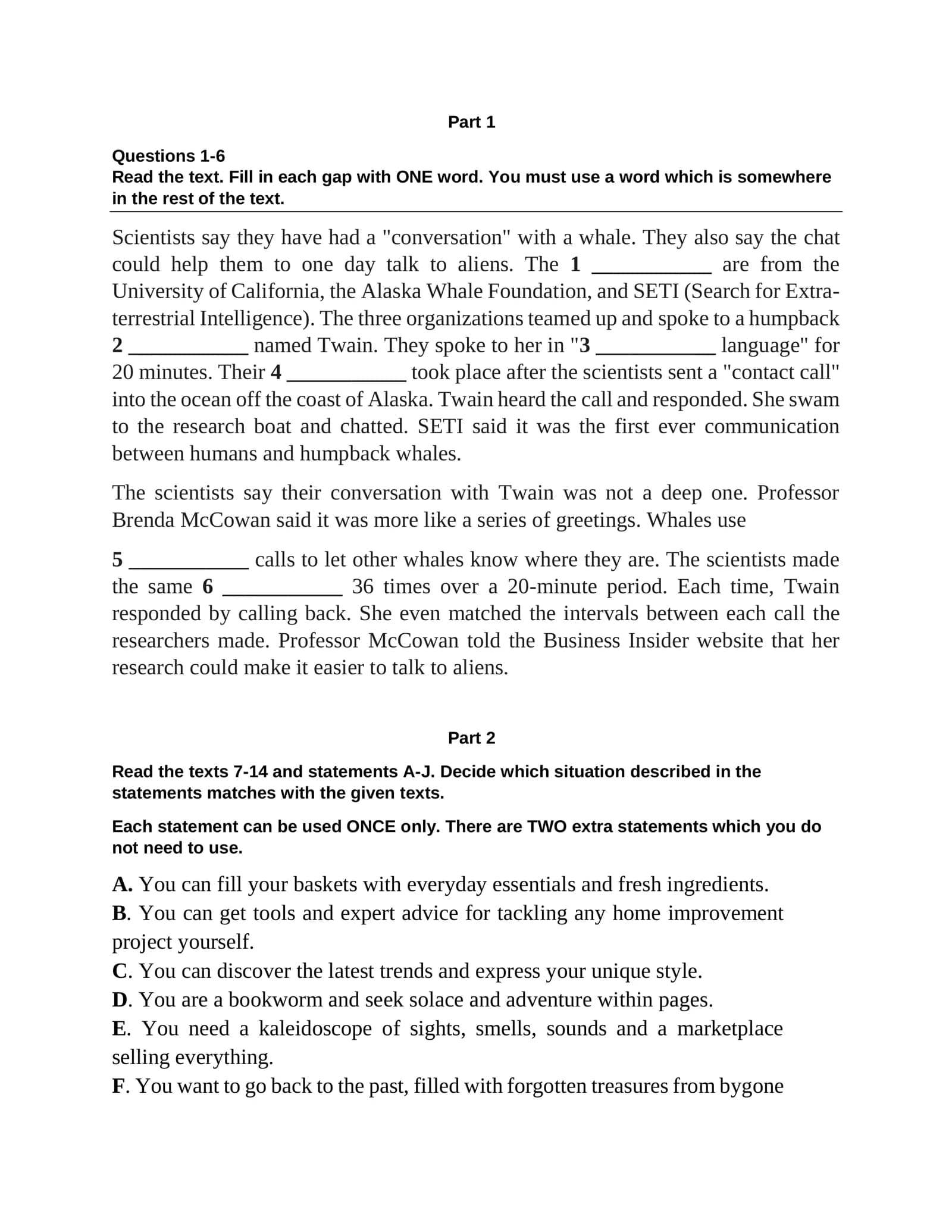 Multilevel mock