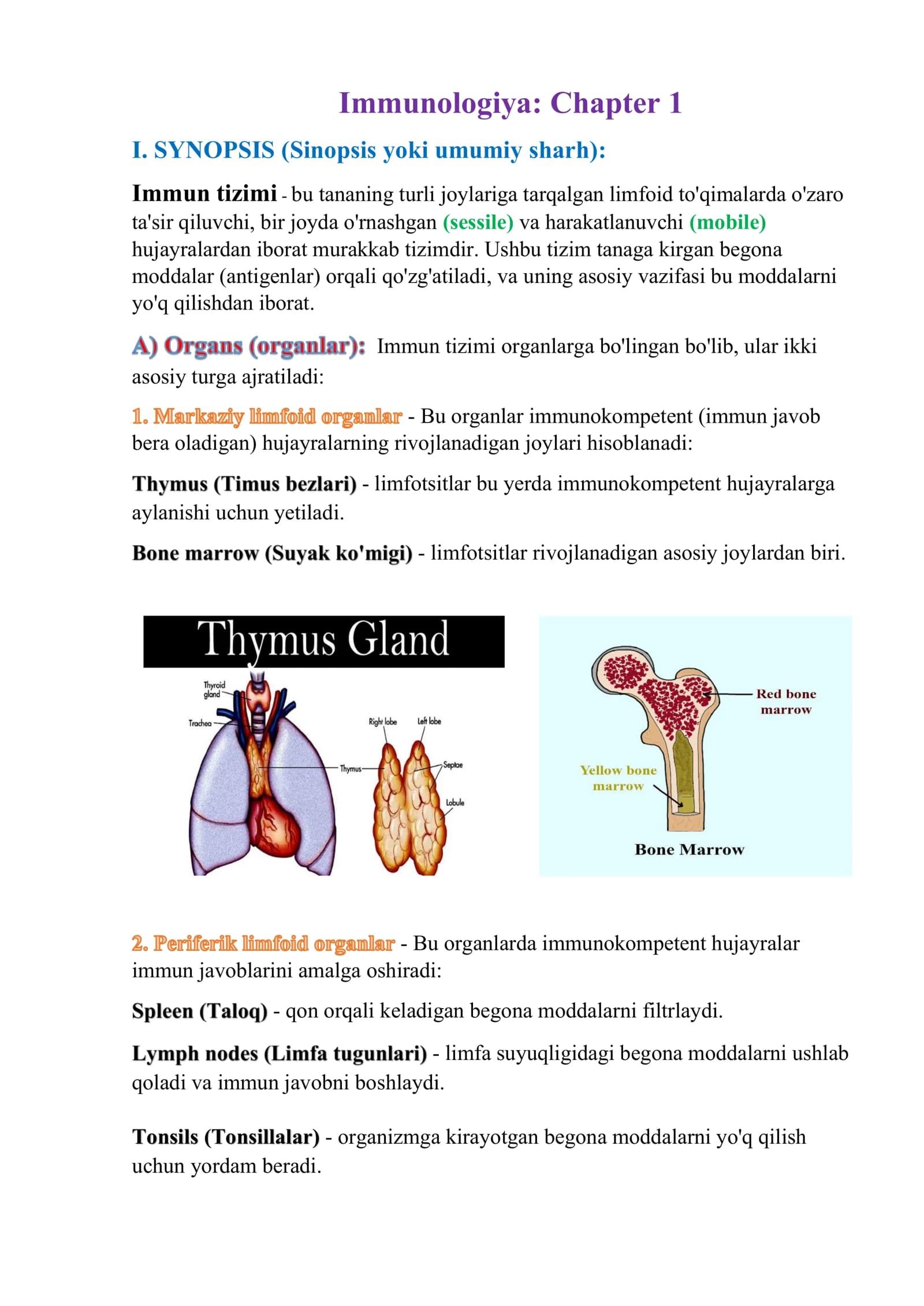 [Immunologiya: Chapter 1]