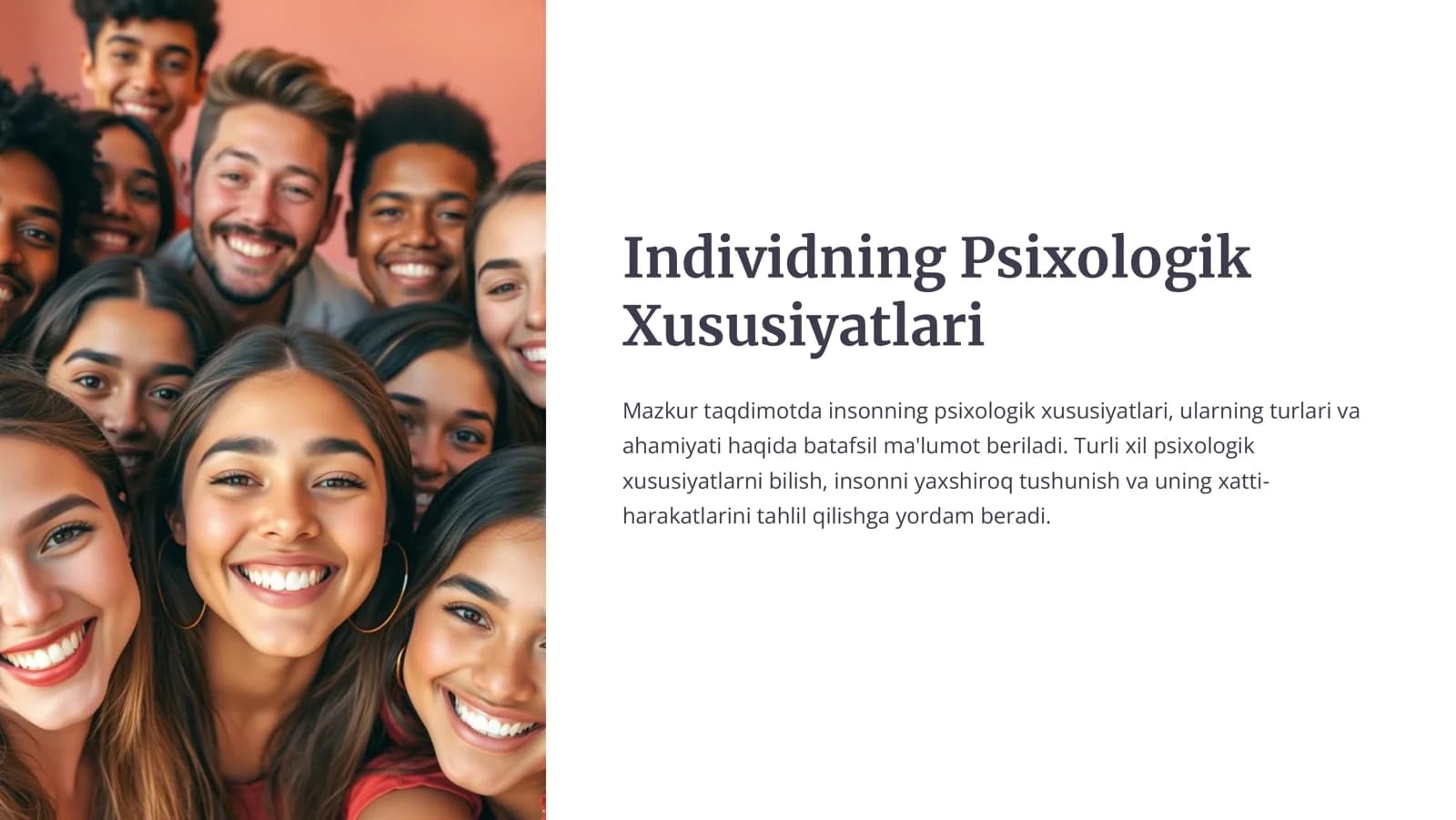INDIVID, SHAXS VA INDIVIDUALLIK