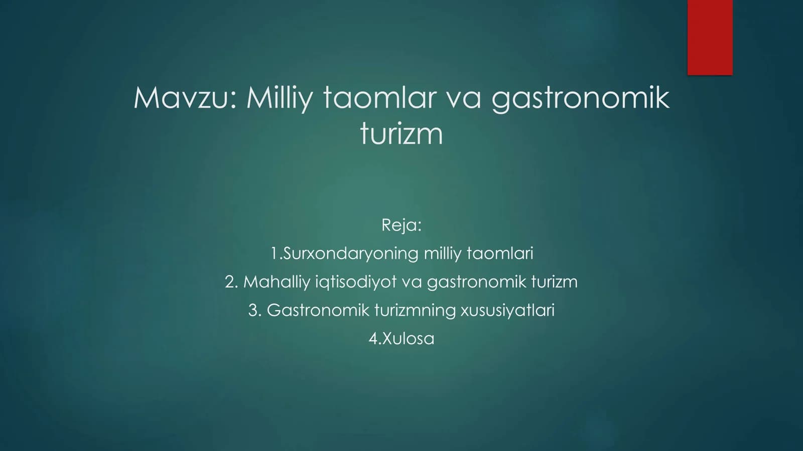 Surxondaryo viloyati milliy taomlari
